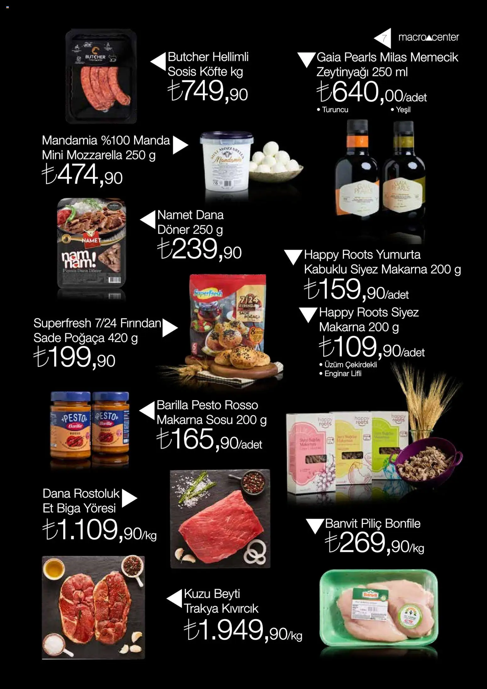 Migros Katalog - MacroStyle - 01 Eylül 2026 tarihinden itibaren geçerlidir | Sayfa: 7 | Ürünler: Enginar, Pesto, Yumurta, Makarna