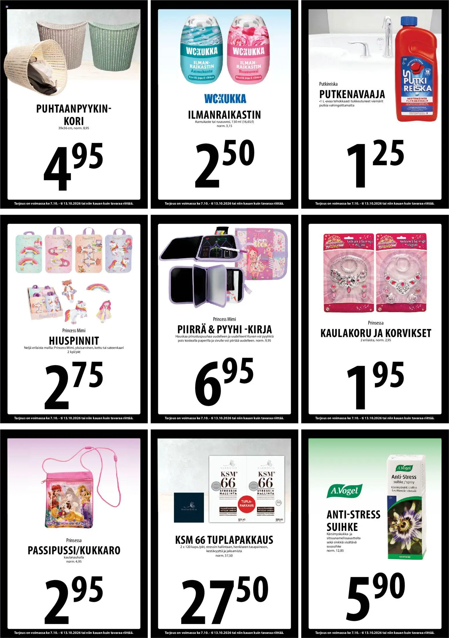 Tuuri tarjoukset – voimassa 07/10/2026 alkaen | Sivu: 20 | Tuotteet: Kaulakoru, Kirja, Kori, Voi