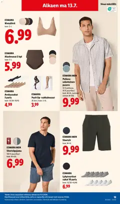 Lidl-mainoslehti voimassa 09/07/2026 alkaen | Sivu: 25