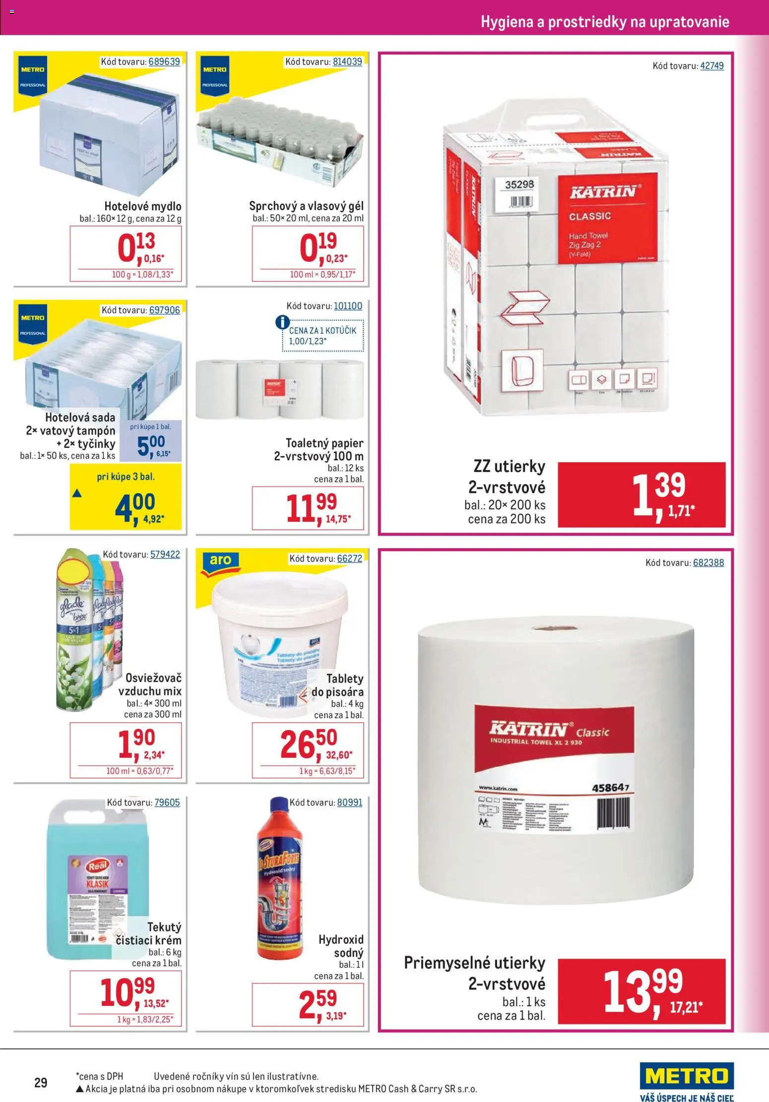 Nové Metro akcie – leták je platný od 20.05.2026 | Strana: 29 | Produkty: Asus, Toaletný papier, Krém