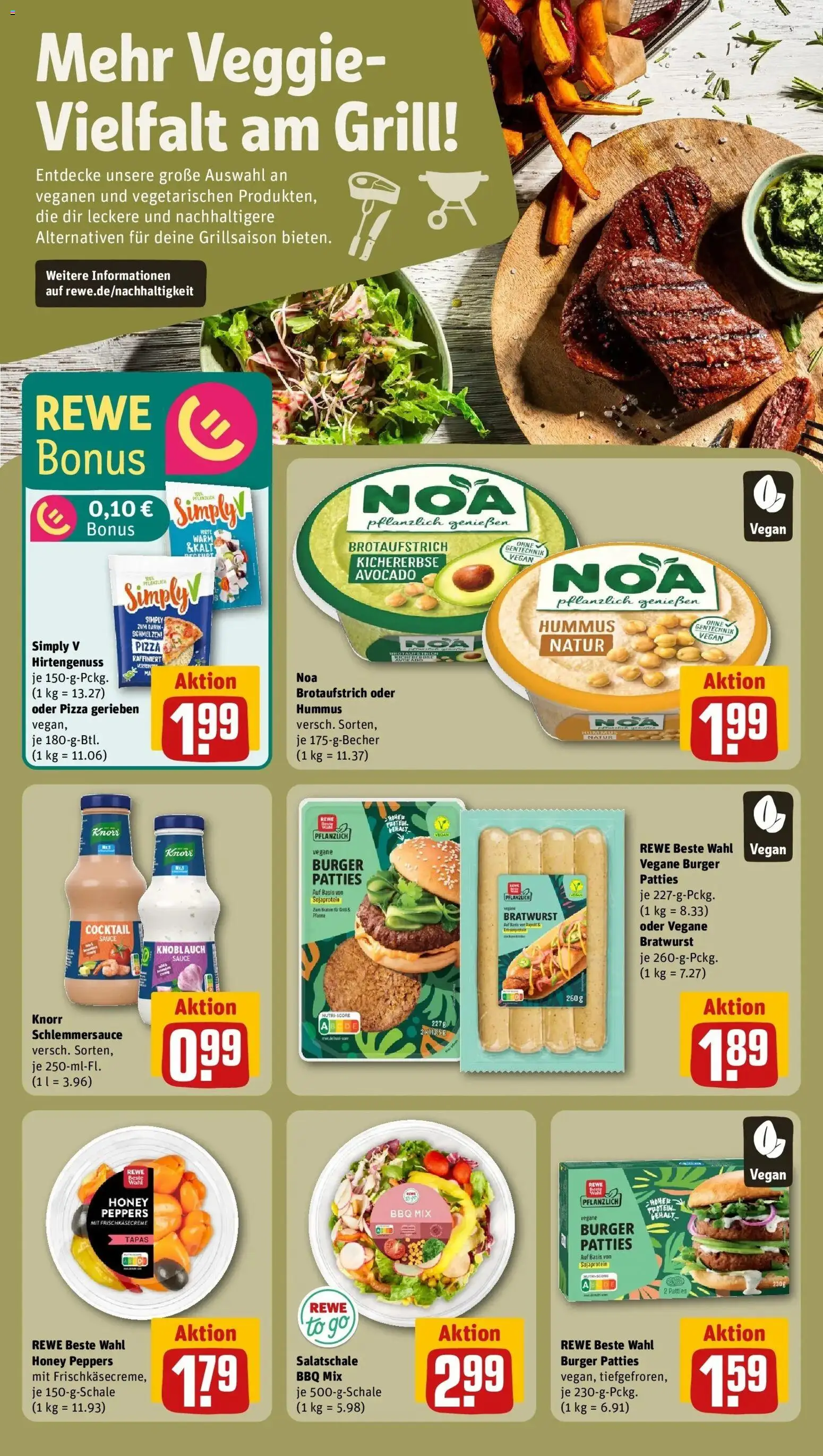 Rewe Prospekt Ebersberg	 – gültig ab 10.05.2026 | Seite: 15 | Produkte: Grill, Bratwurst, Knoblauch, Pizza