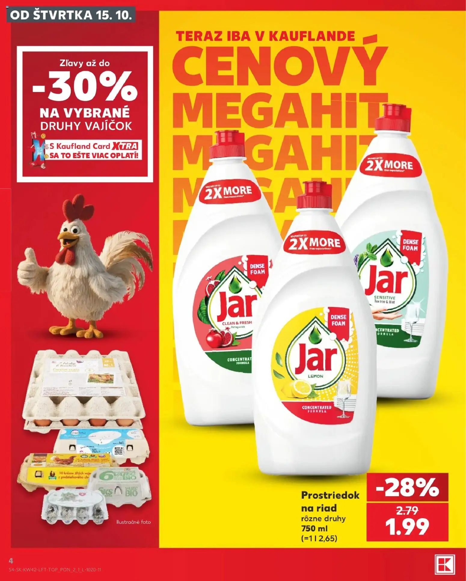 Nové Kaufland akcie – leták je platný od 15.10.2026 | Strana: 4 | Produkty: Riad