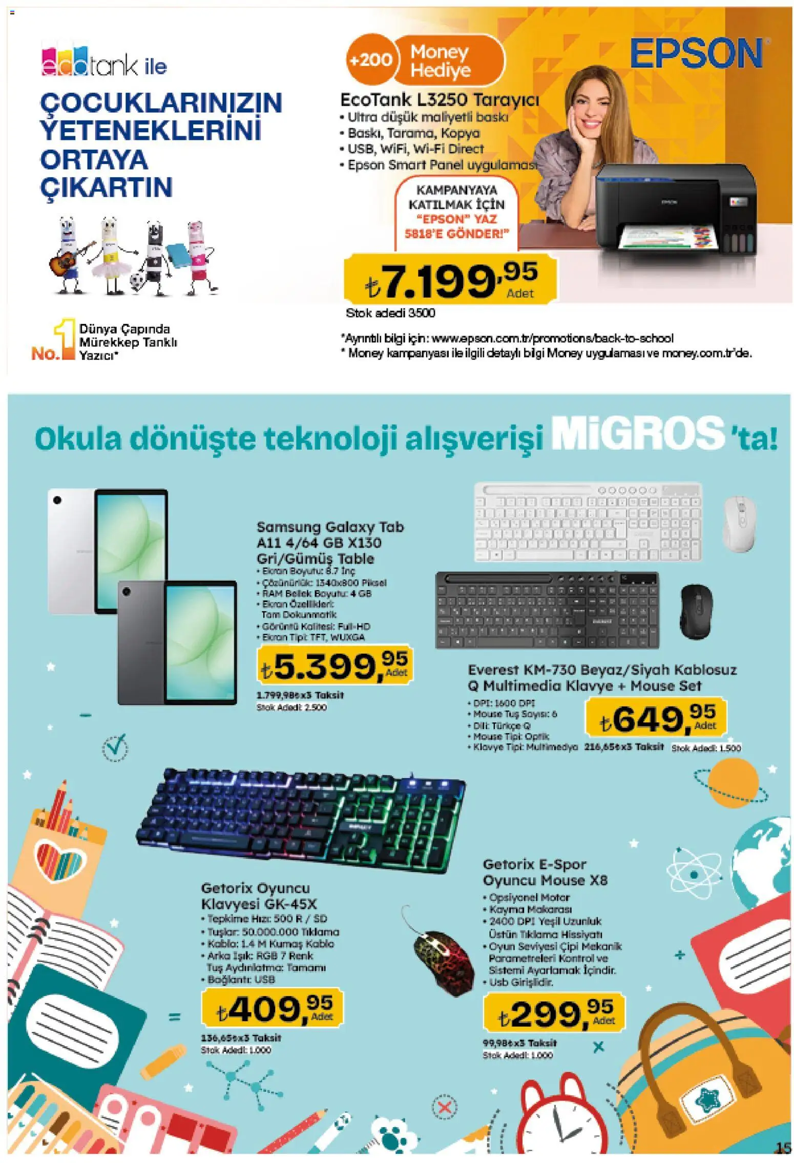 Migros Katalog - Migroskop - 20 Ağustos 2026 tarihinden itibaren geçerlidir | Sayfa: 134 | Ürünler: Baskı, Yazıcı, Oyuncu, Oyun