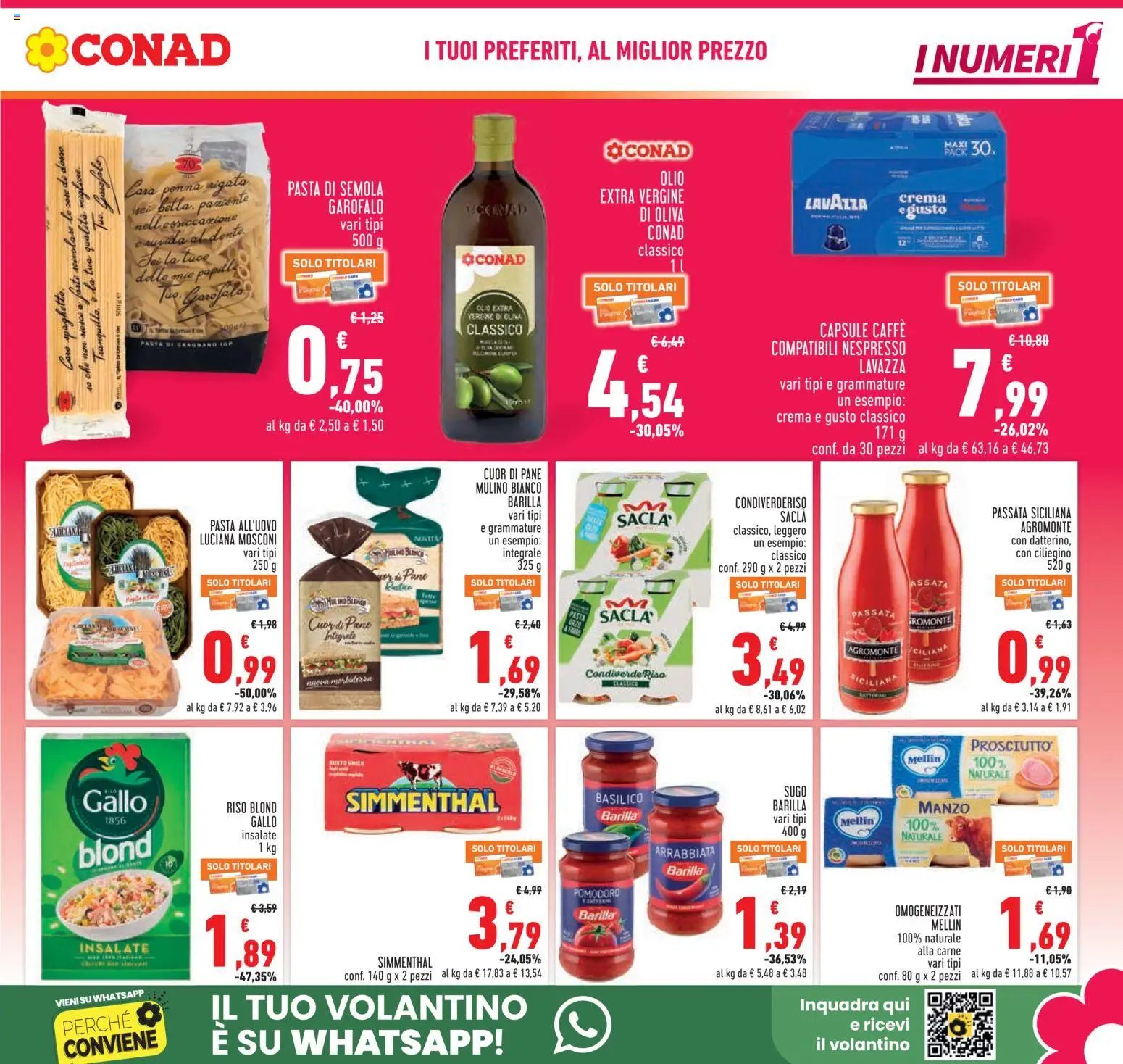 Volantino Conad del 18.06.2026 | Pagina: 3 | Prodotti: Crema, Olio, Basilico, Olio extra vergine