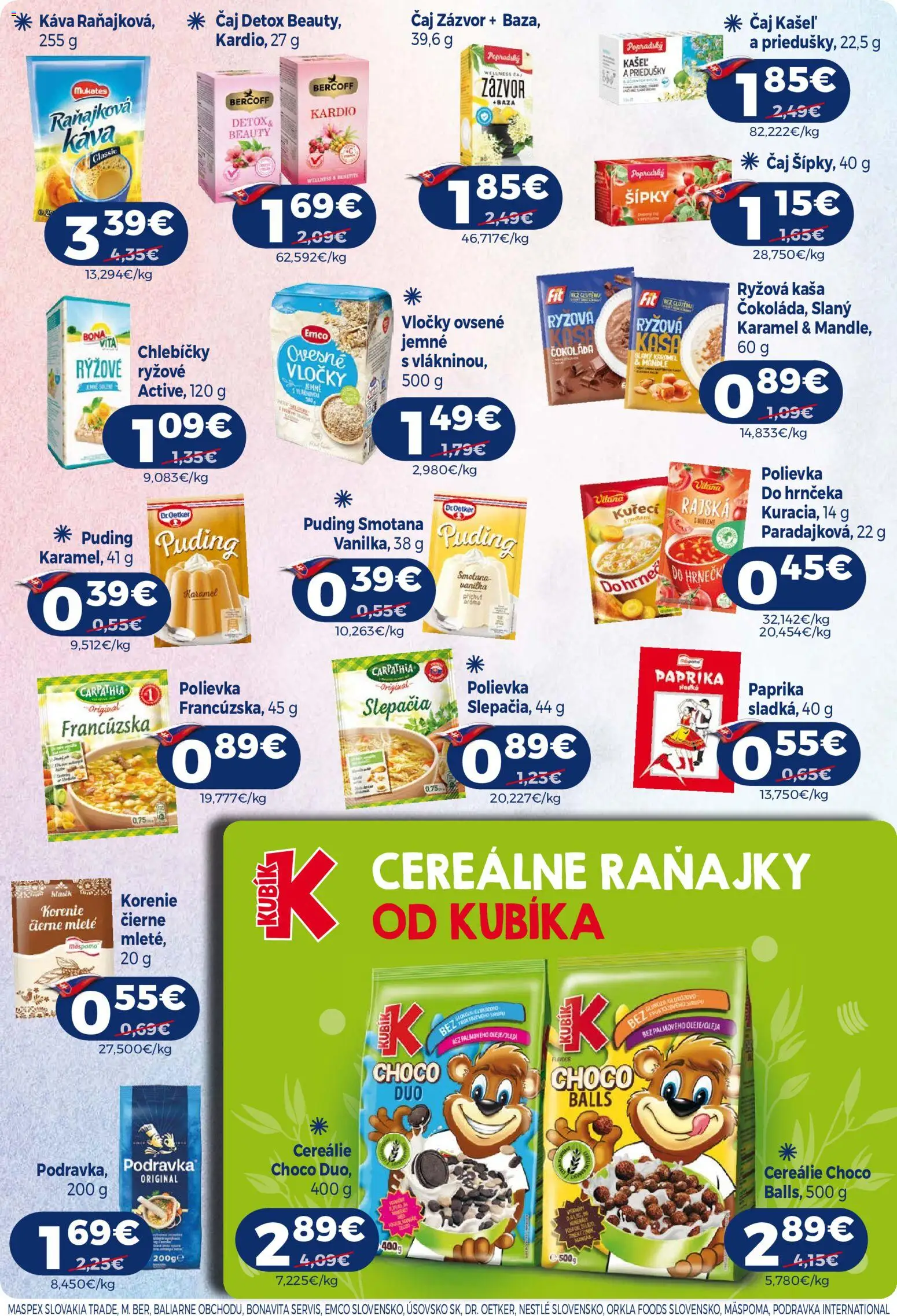 Nové Milk Agro akcie – leták je platný od 02.09.2026 | Strana: 12 | Produkty: Paprika, Čaj, Korenie, Kaša