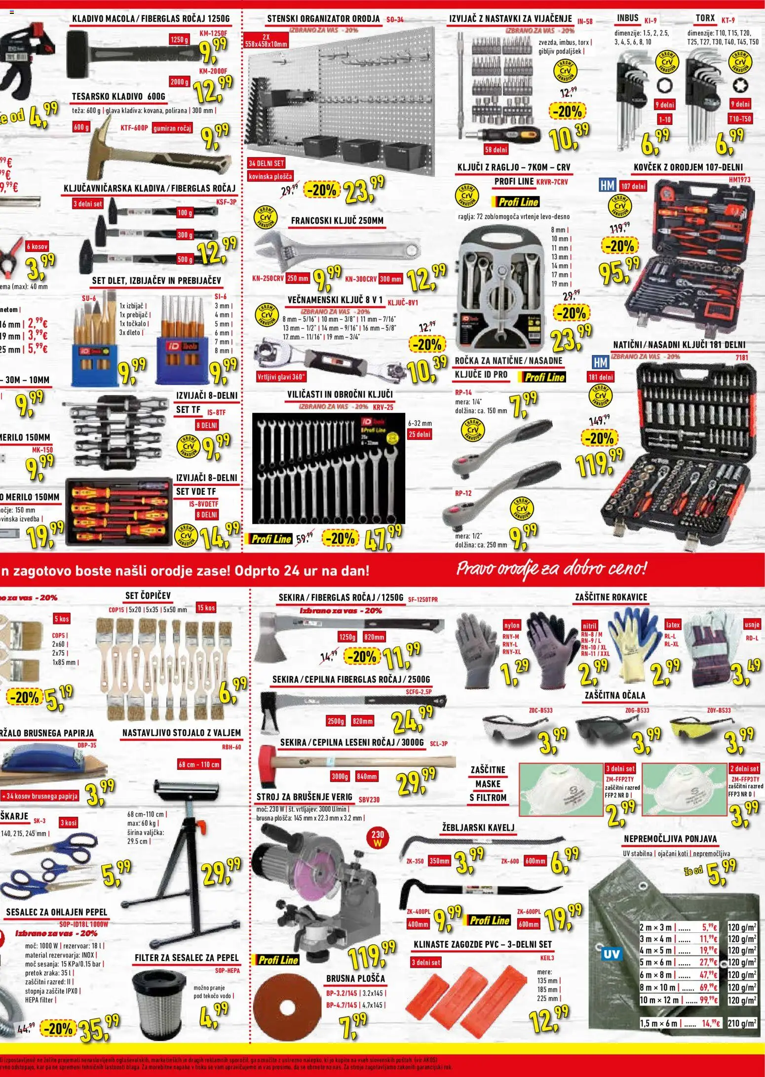 Novi Inter Diskont katalog ponudbe – veljaven od 20.10.2026 | Stran: 4 | Izdelki: Teza, Orodje, Kos, Kovcek