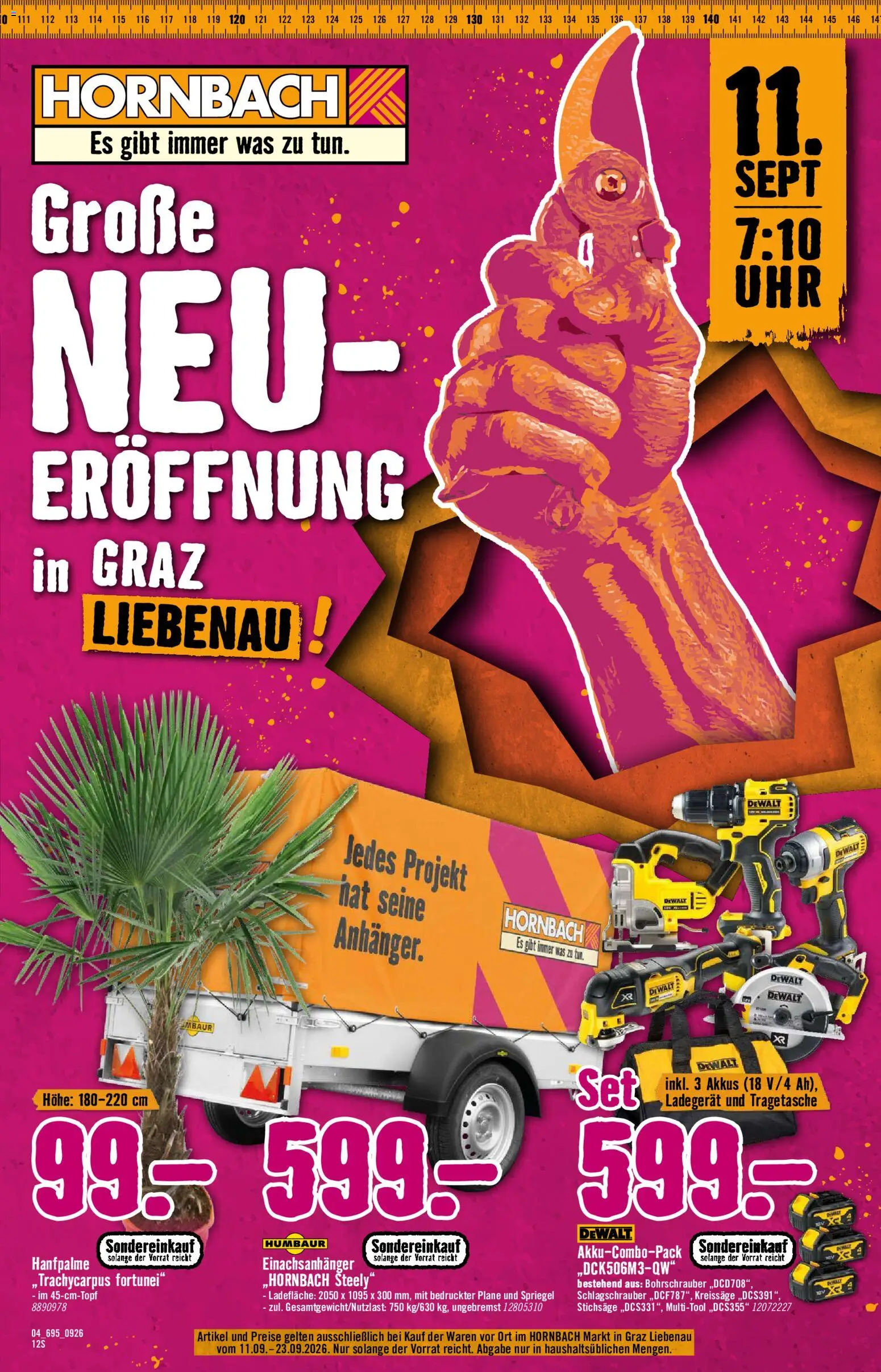 Hornbach Flugblatt gültig ab 11.09.2026 | Seite: 1