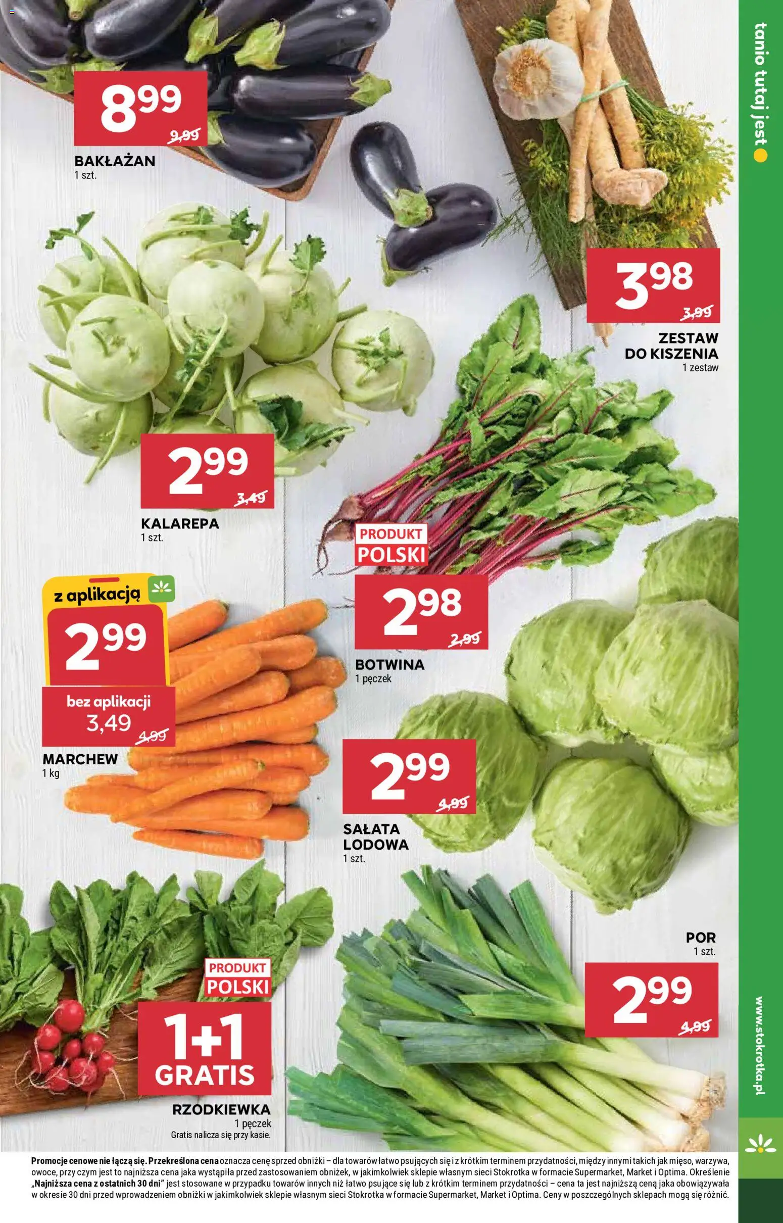 Stokrotka gazetka - Market od 16.07.2026 | Strona: 11 | Produkty: Bakłażan, Stokrotka, Kalarepa