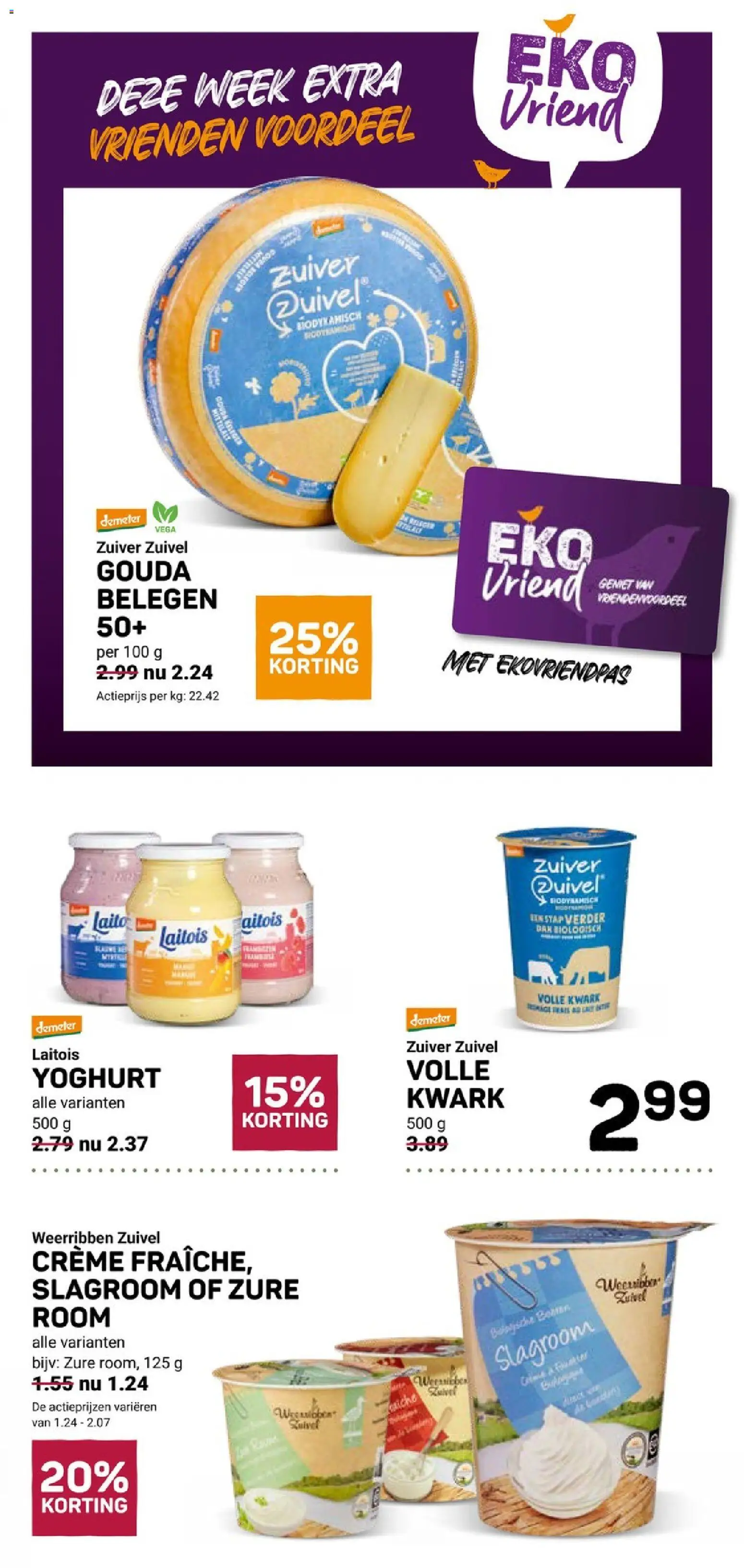 {H1} | Pagina: 3 | Producten: Yoghurt, Room, Gouda, Crème