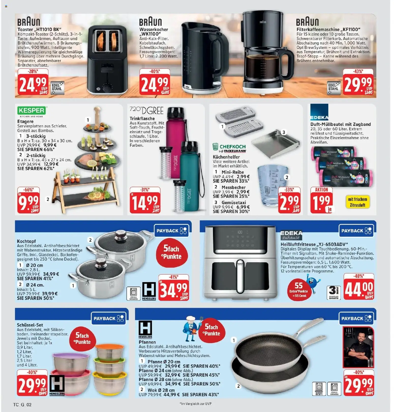 Marktkauf Prospekt Böblingen (ab 07.09.2026) » Angebote online | Seite: 34 | Produkte: Wasserkocher, Backofen, Wok, Heißluftfritteuse