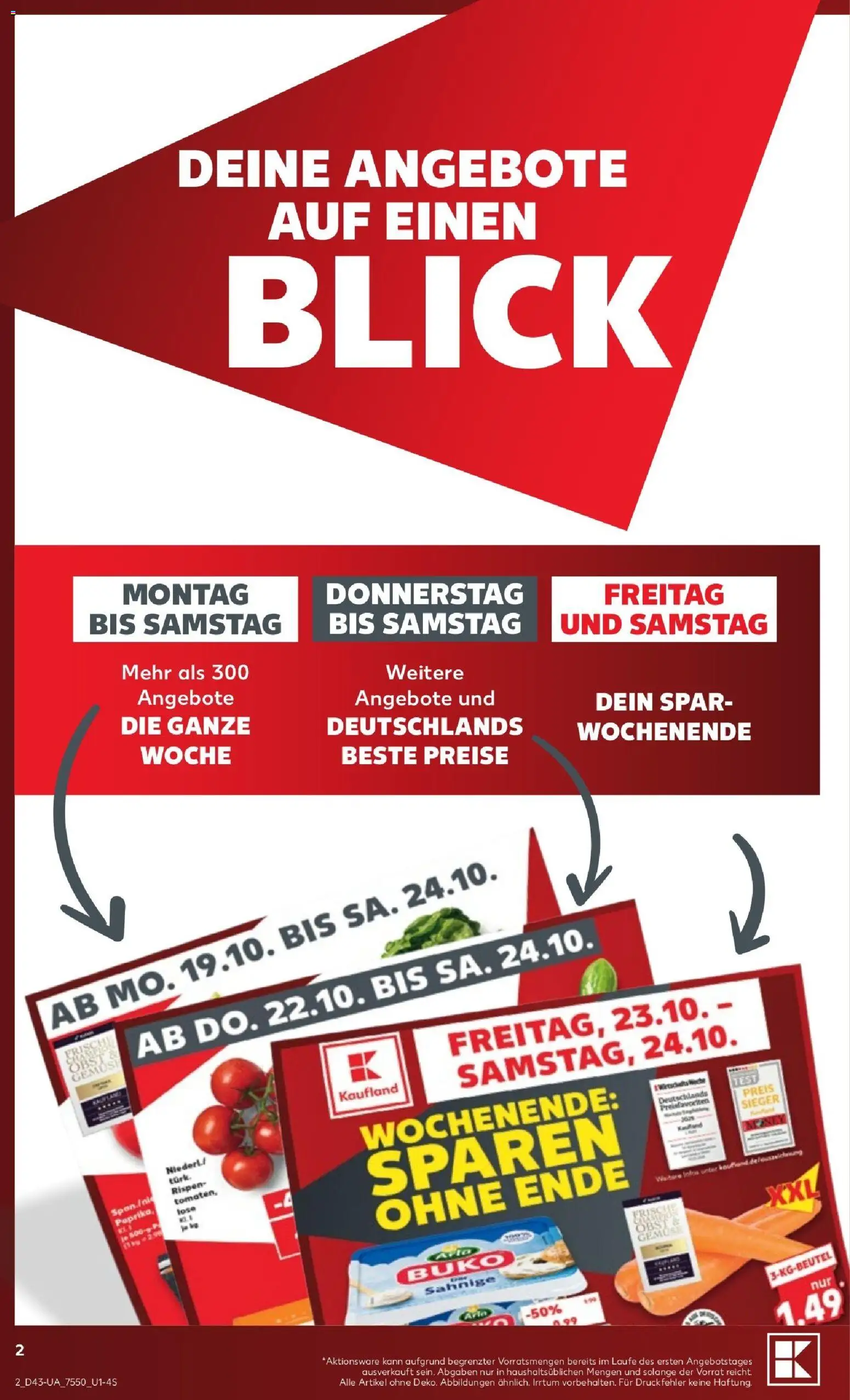 Kaufland Prospekt Hannover – gültig ab 19.10.2026 | Seite: 66 | Produkte: Gemüse, Obst