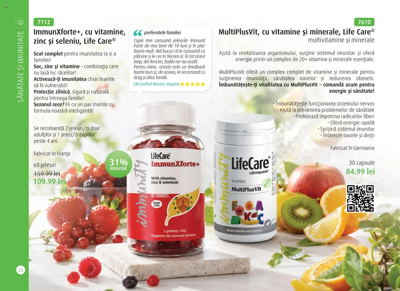 Noul catalog Life Care – valabil de la 01.10.2026 | Pagină: 28 | Produse: Pește, Jeleuri