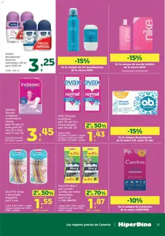 Vista previa HiperDino folleto válido desde el 09/09/2026 | Página: 31 | Productos: Perfume, Eau de toilette, Desodorante, Compresas