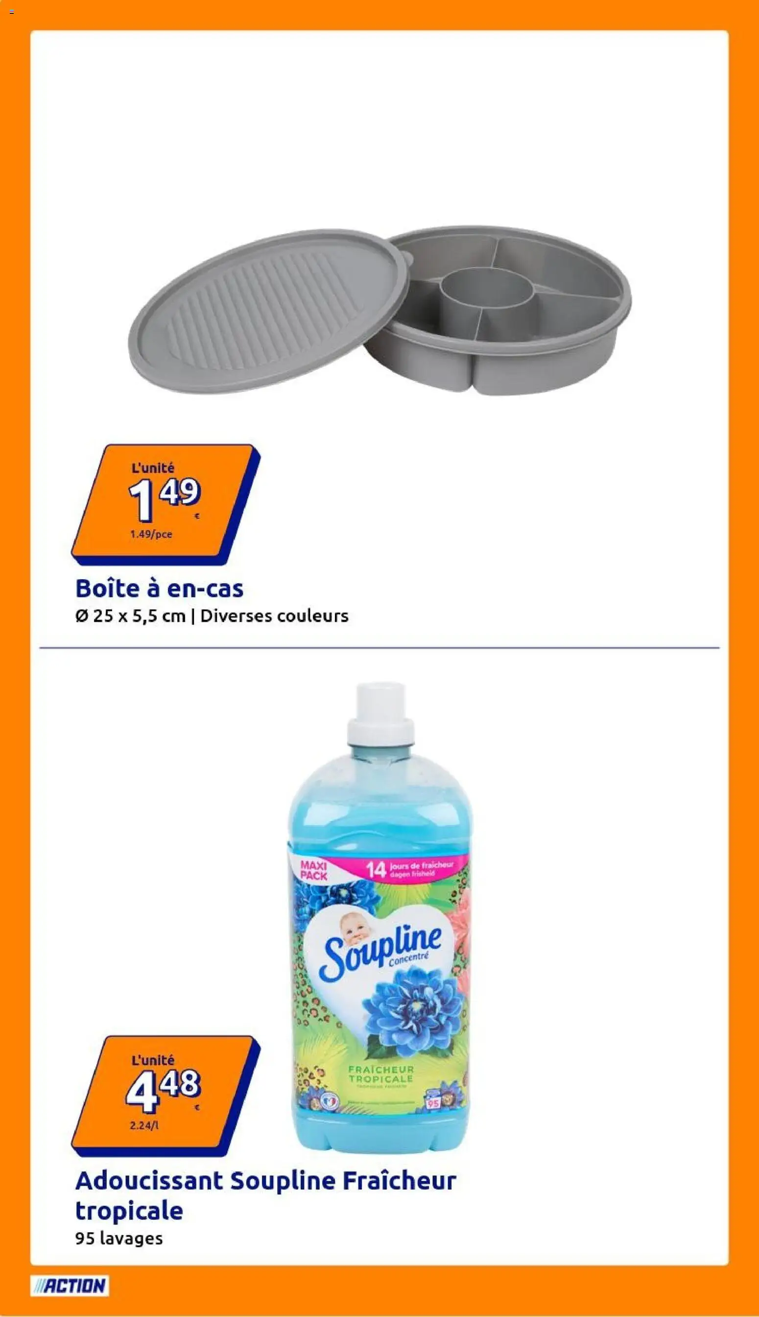 {H1} | Page: 16 | Produits: Soupline, Adoucissant