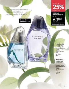 Ofertele Avon valabile de la 01.06.2026 | Pagină: 29 | Produse: Apă de parfum, Toaletă, Apă de toaletă, Apă