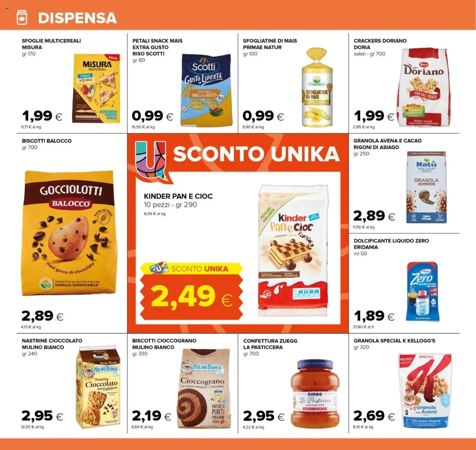 Volantino Oasi del 29/07/2026 | Pagina: 18 | Prodotti: Riso, Cereali, Cacao, Albicocche