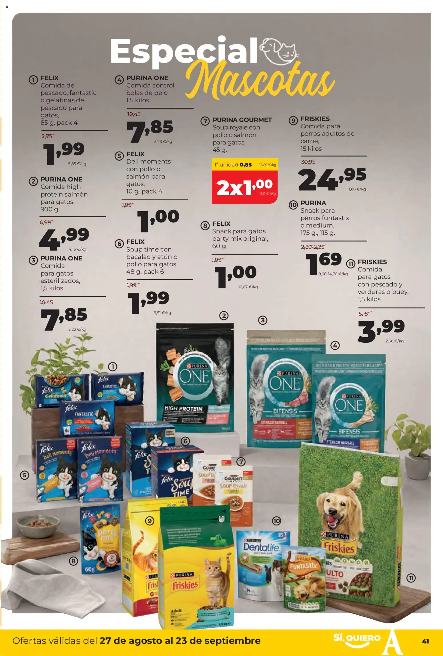 Alimerka folleto Asturias │ válido desde el 27/08/2026 | Página: 45 | Productos: Verduras, Atún, Salmón, Pollo
