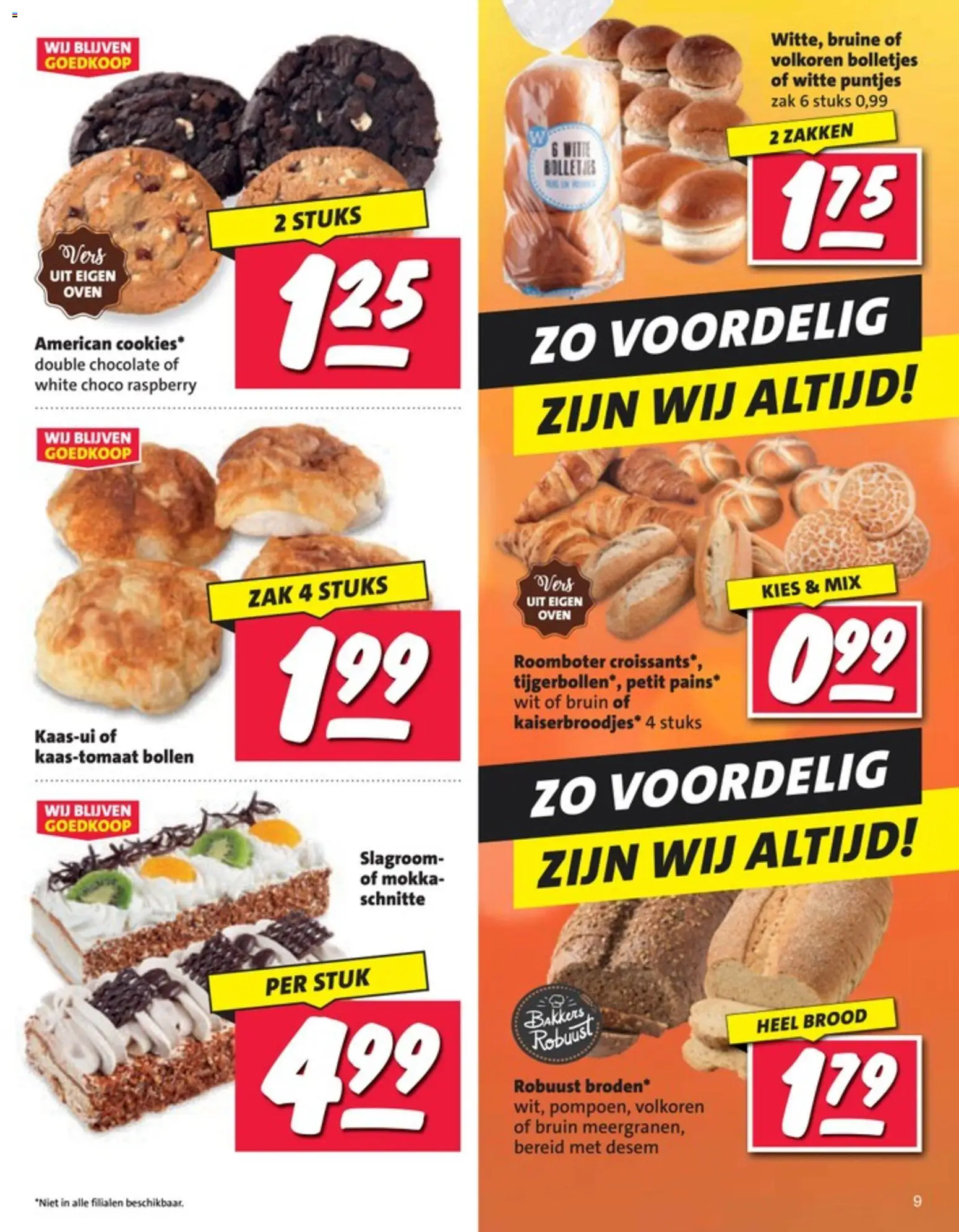 {H1} | Pagina: 8 | Producten: Brood, Roomboter, Oven, Bolletjes