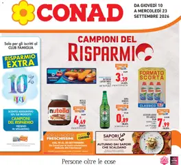 Anteprima del volantino Conad volantino Piemonte valido a partire dal 10/09/2026