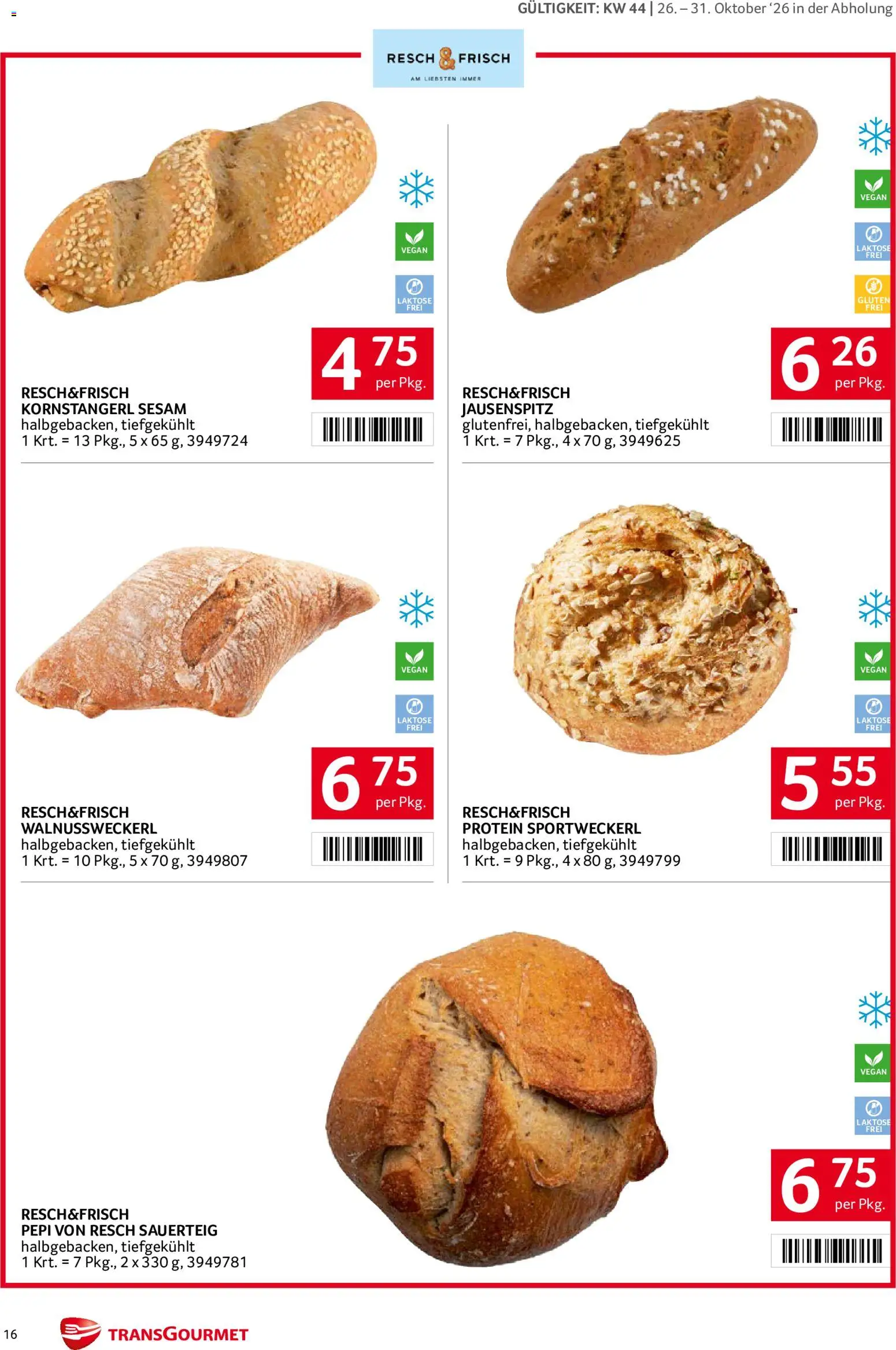 Transgourmet Abhol Aktion gültig ab 26.10.2026 | Seite: 16