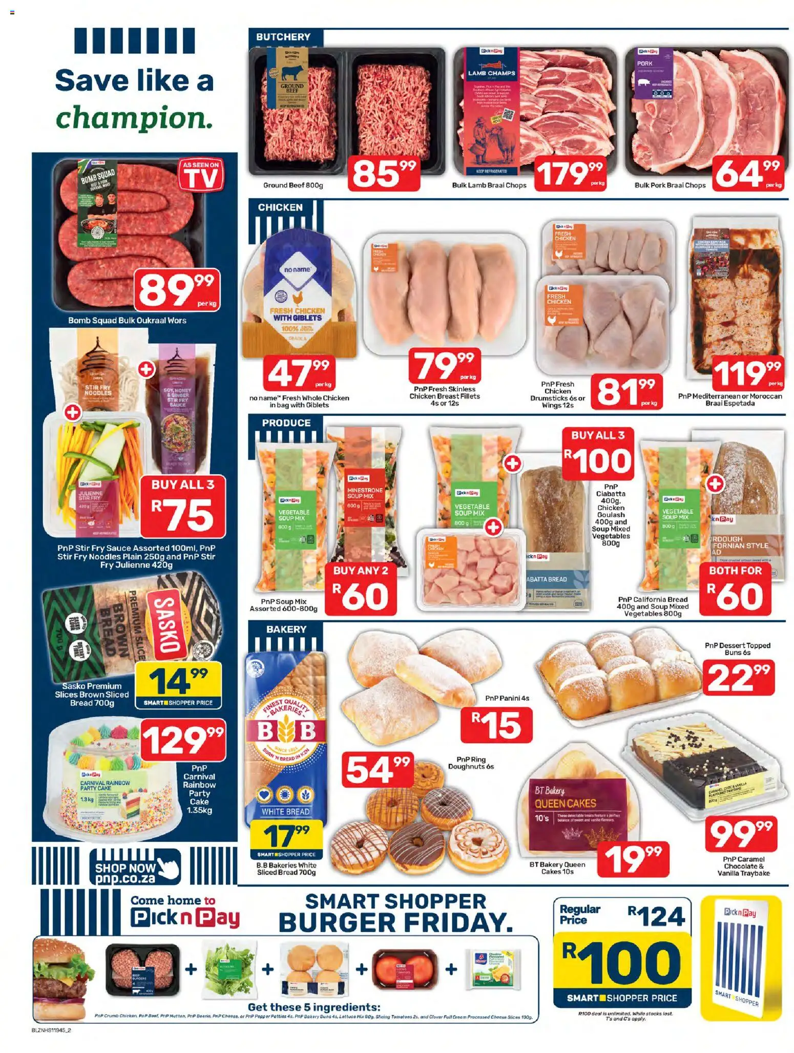 New Pick n Pay catalogue – valid from 07/08/2026 | Page: 2 | Products: Dessert, Noodles, Lettuce, Caramel
