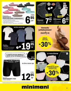 Minimani-mainoslehti voimassa 20.05.2026 alkaen | Sivu: 5 | Tuotteet: Alusvaatteet, Bokserit, Sandaalit