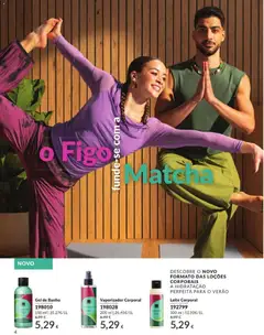 Pré-visualização Catálogo Avon Campanha 7 válido de 01/07/2026 | Página: 4 | Produtos: Gel de banho, Matcha, Leite, Banho