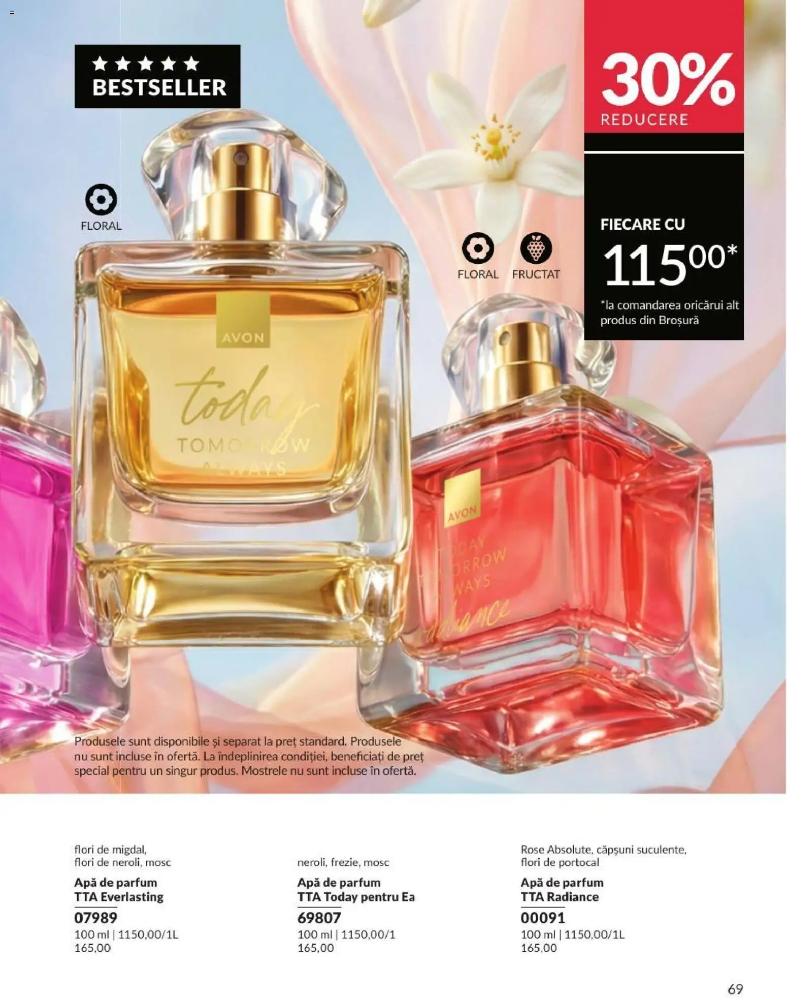 Noul catalog Avon – valabil de la 01.08.2026 | Pagină: 69 | Produse: Apă de parfum, Parfum, Căpșuni, Apă