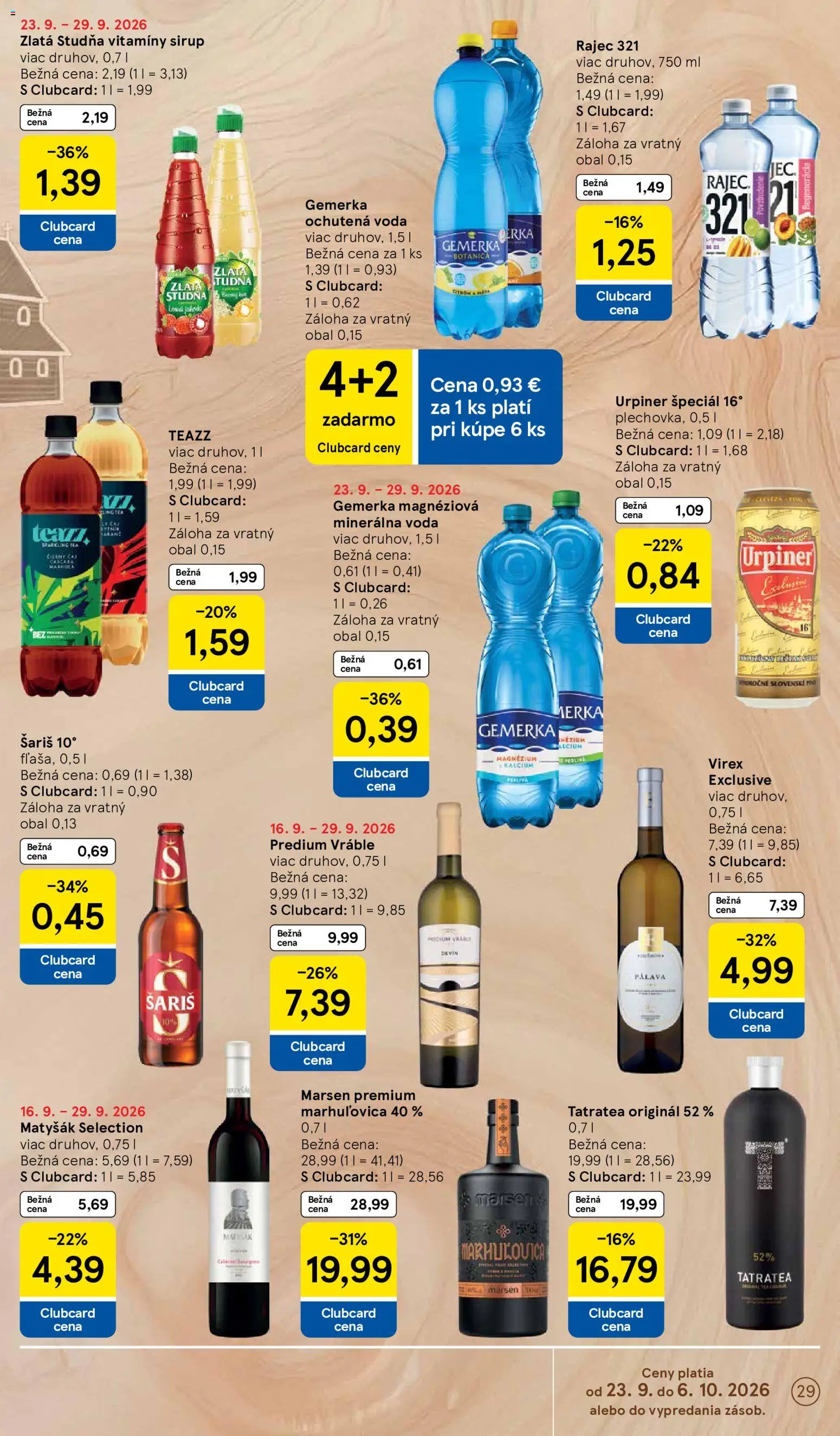 Nové Tesco akcie – leták je platný od 23.09.2026 | Strana: 29