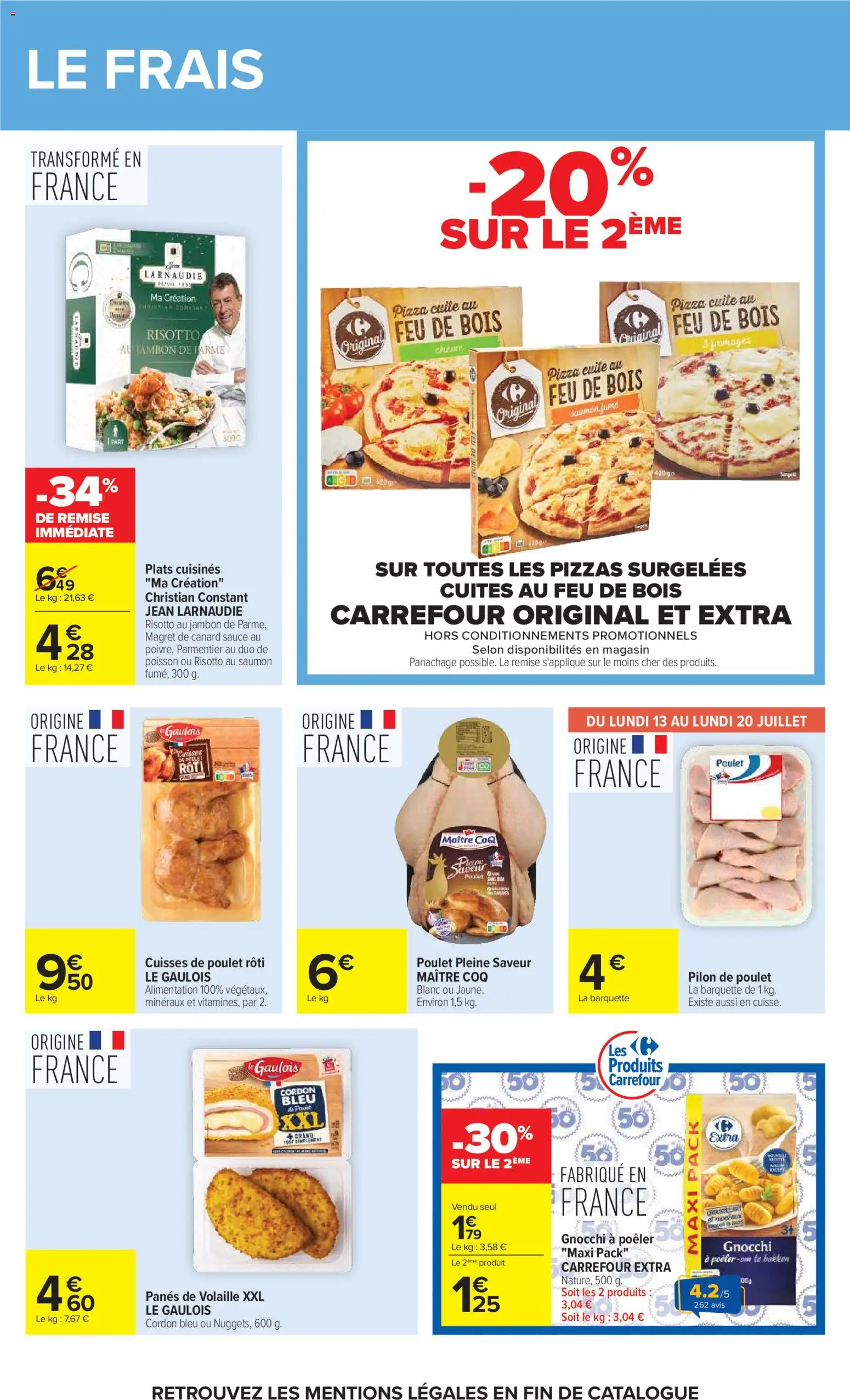 {H1} | Page: 34 | Produits: Cuisses de poulet, Four, Volaille, Saumon