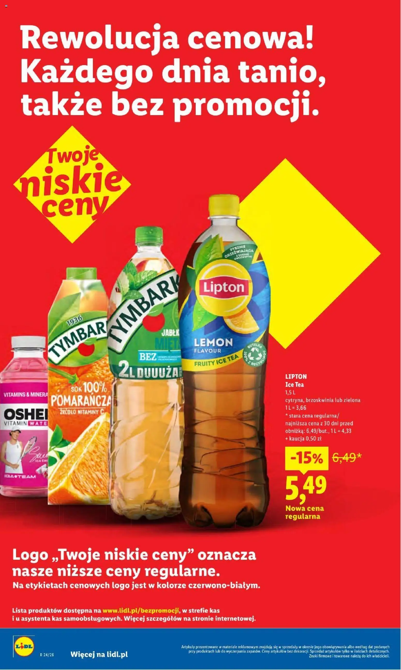 Lidl gazetka - Oszczędzaj każdego dnia od 21.08.2026 | Strona: 4 | Produkty: Brzoskwinia, Ice Tea, Mięta, Sok