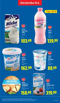 PILOS Sitan sir, Sitan sir 25% m. m., 500 g - pregled Lidl kataloga - važi od 14.05.2026 | Strana: 19