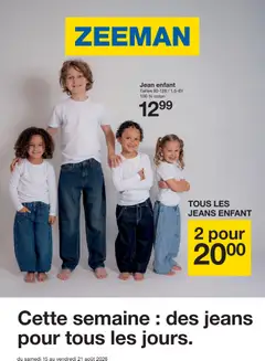 Zeeman - Prévisualisation de Zeeman Cette semaine valide à partir de 15/08/2026