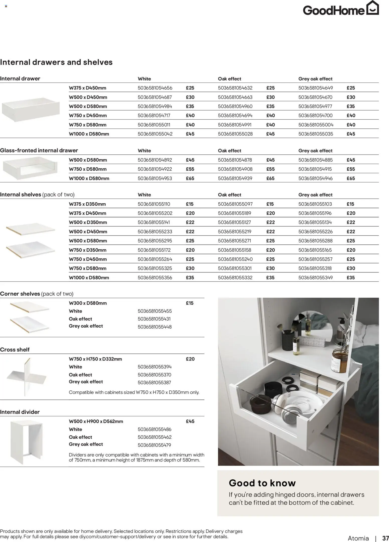 {H1} | Page: 37 | Products: Table, Box, Bed, Wardrobe