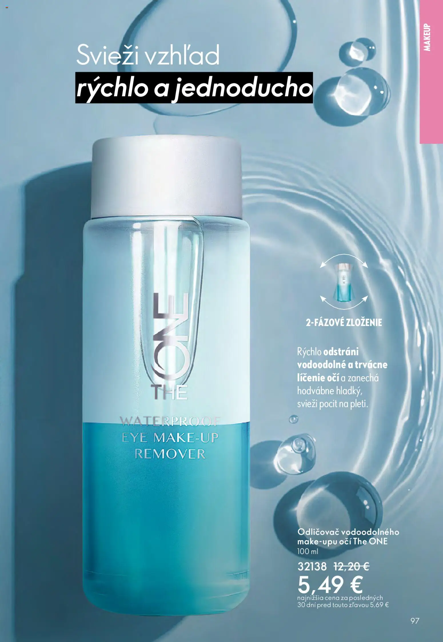 Nové Oriflame akcie – leták je platný od 25.03.2026 | Strana: 97 | Produkty: Odličovač