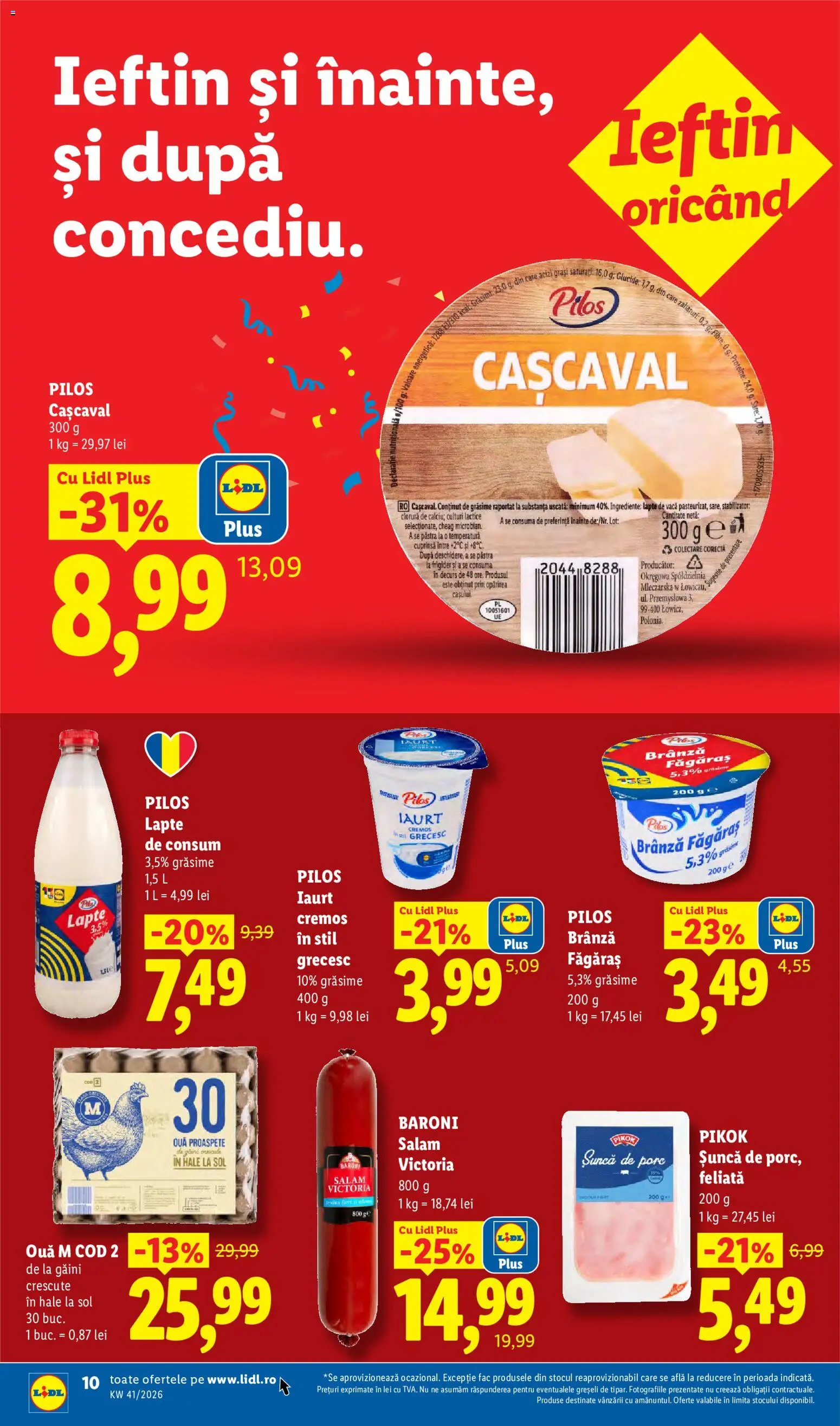 Noul catalog Lidl – valabil de la 05.10.2026 | Pagină: 10