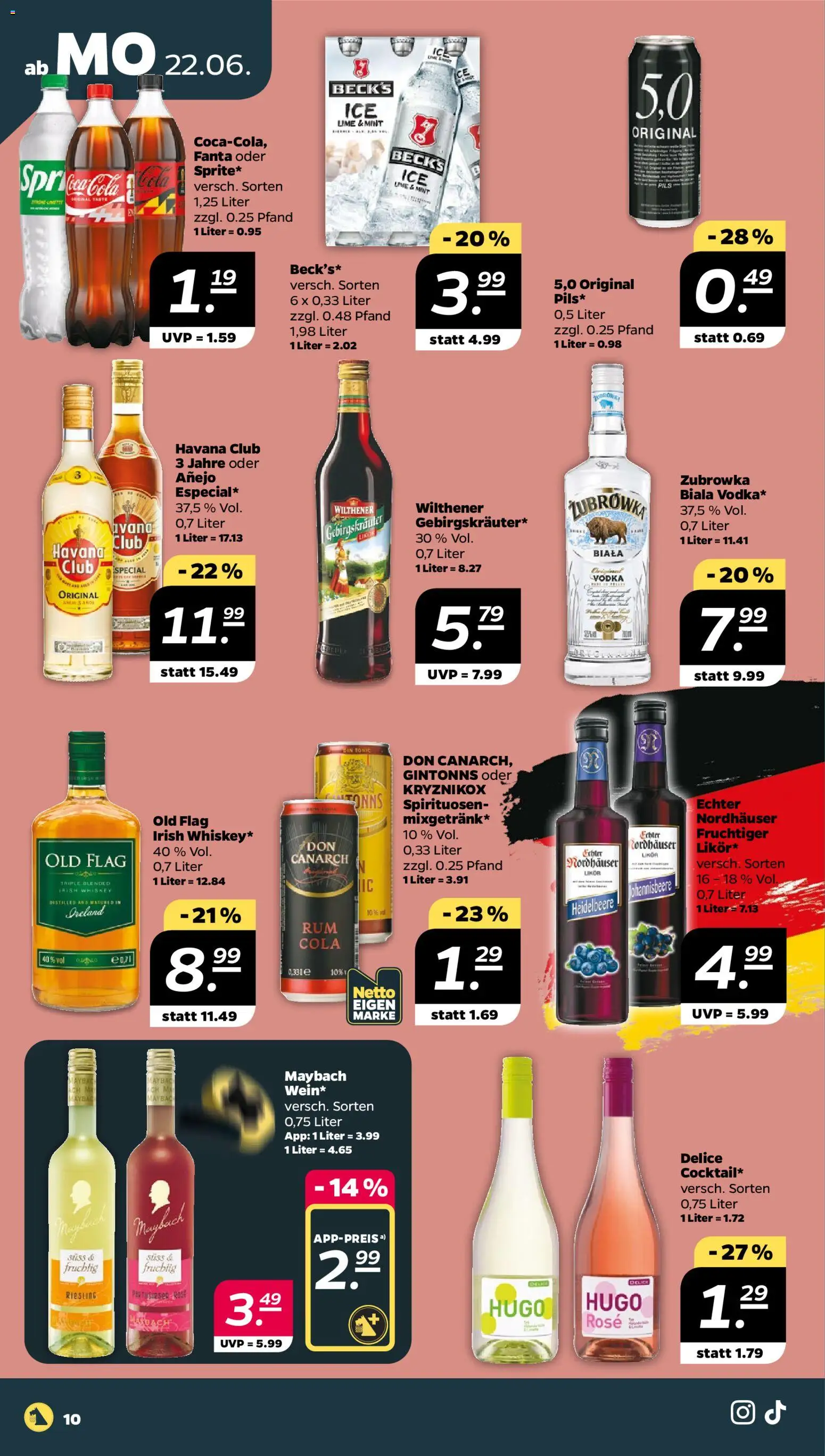 Netto Prospekt | 22.06.2026 | Wie erhält man einen begrenzten Rabatt? | Deutschland