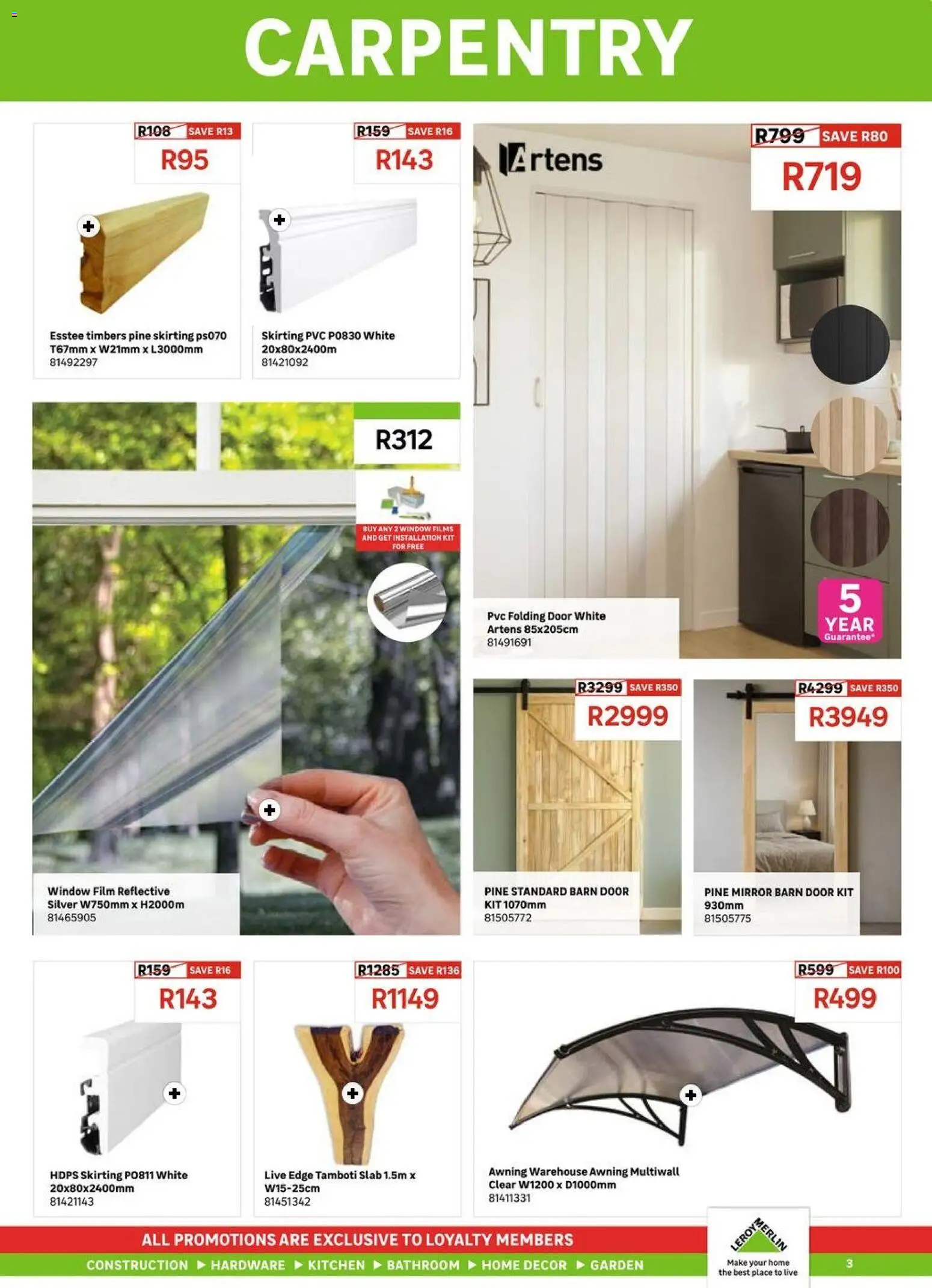 New Leroy Merlin catalogue – valid from 03.04.2026 | Page: 3 | Products: Mirror