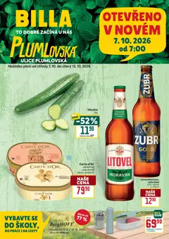 Náhled letáku Billa leták - Prostějov od 07.10.2026