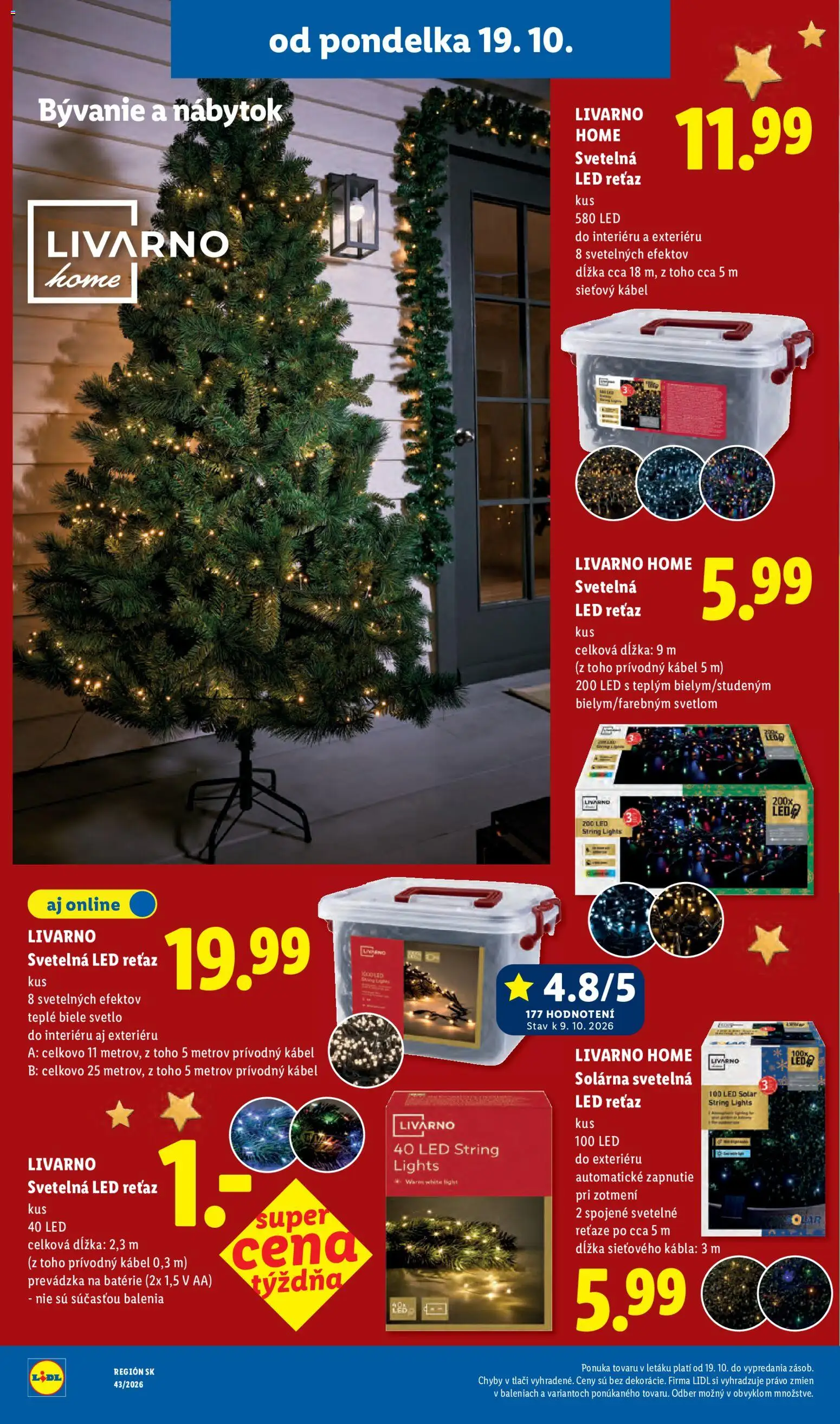 Nové Lidl akcie – leták je platný od 19.10.2026 | Strana: 69