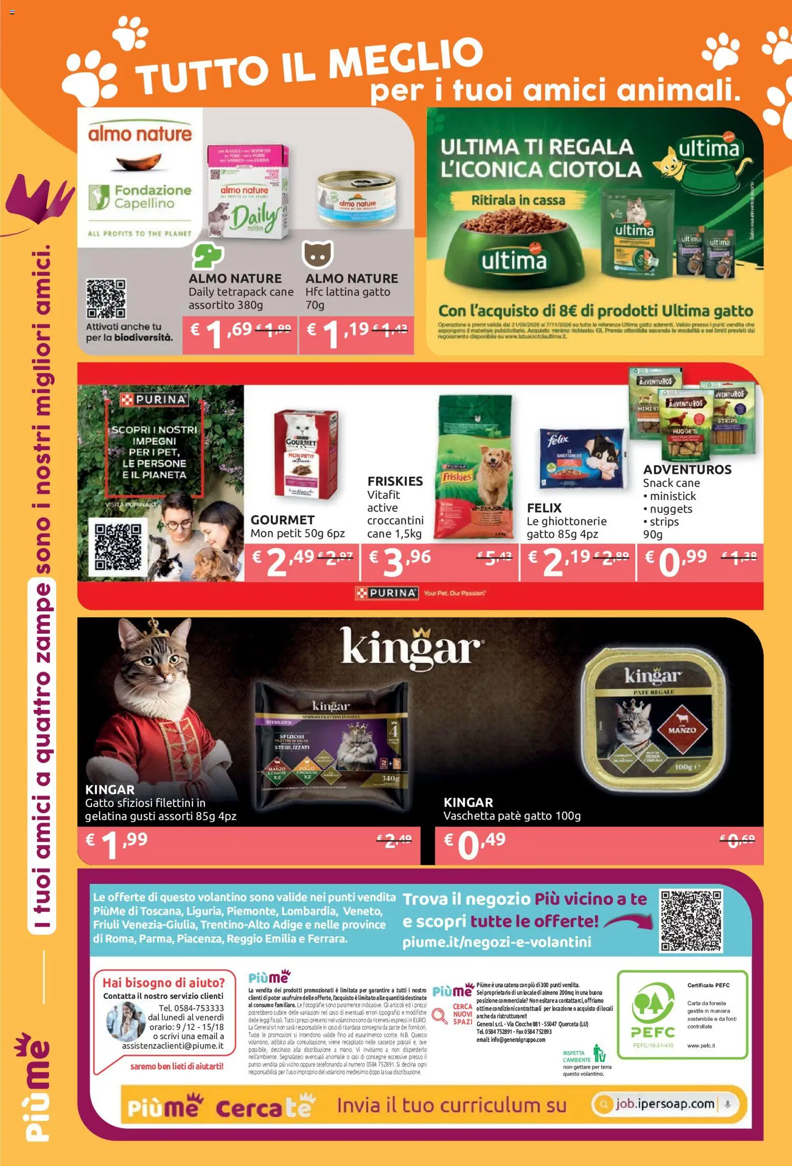 Volantino PiùMe del 05/10/2026 | Pagina: 24 | Prodotti: Maiale, The, Ciotola, Terra
