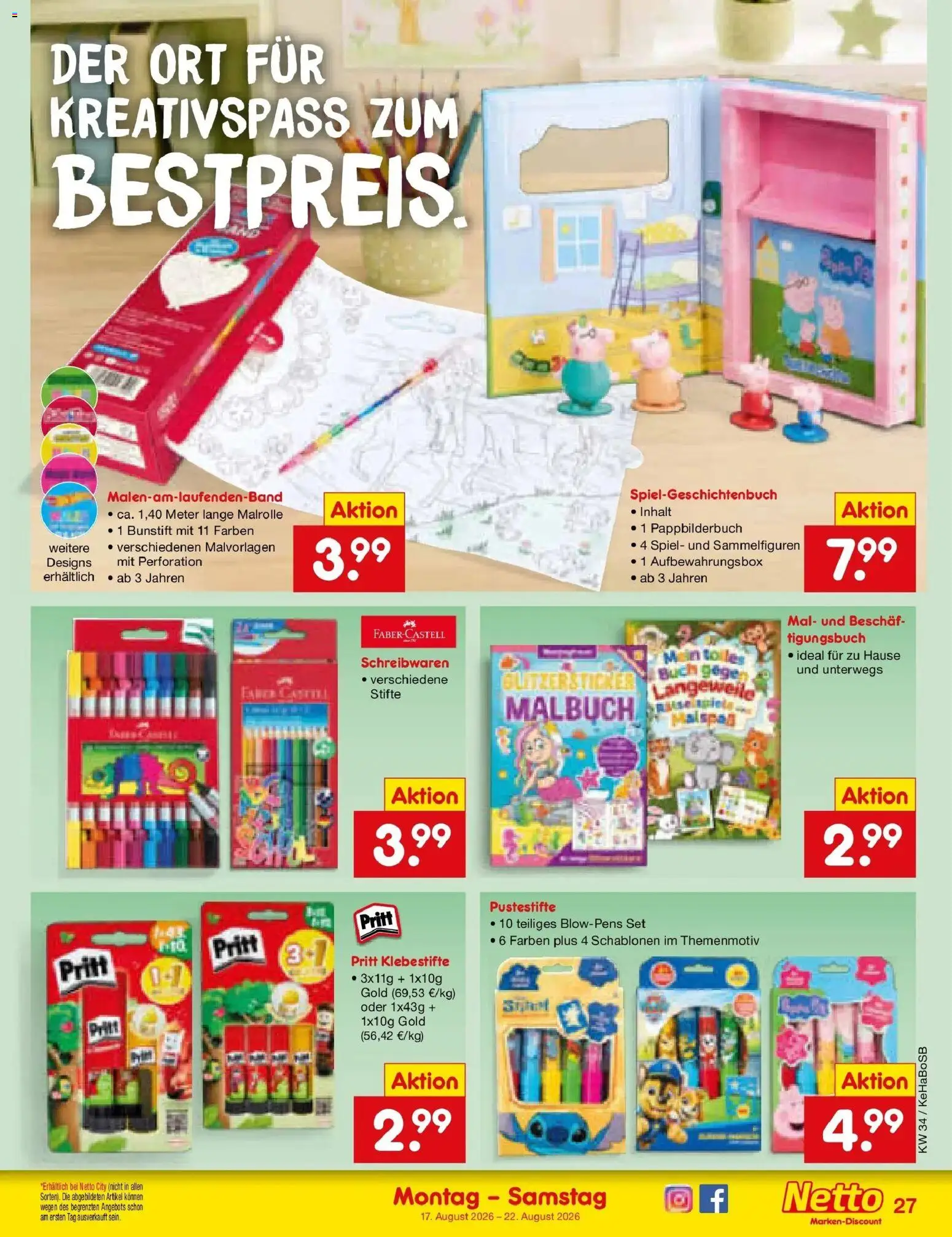 Netto Marken-Discount Prospekt Stadtlohn – gültig ab 17.08.2026 | Seite: 37 | Produkte: Spiel