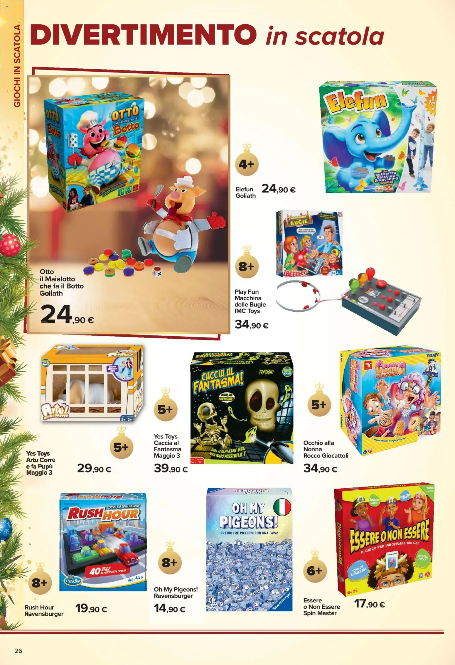 Volantino Carrefour del 23/10/2026 | Pagina: 26 | Prodotti: Pizza, Giocattoli, Gioco, Scatola