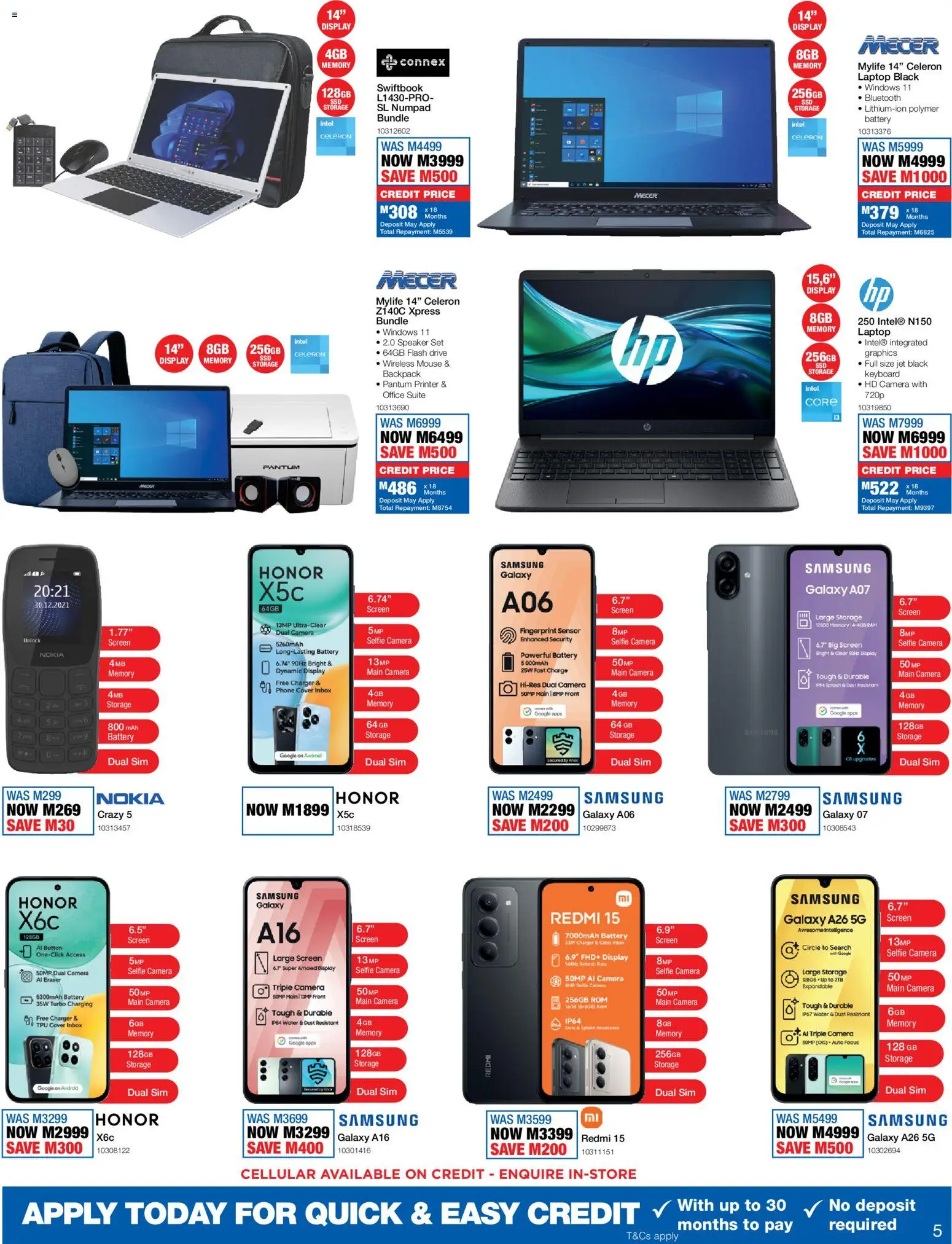 New OK Furniture catalogue – valid from 18.05.2026 | Page: 5 | Products: Keyboard, Laptop, Battery, Charger