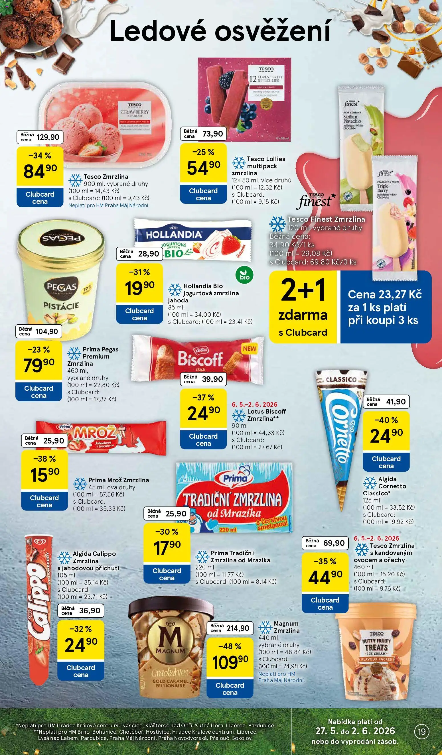 Tesco leták - Hypermarket od 27.05.2026 | Strana: 19 | Produkty: Finest, Ořechy, Hollandia, Lotus