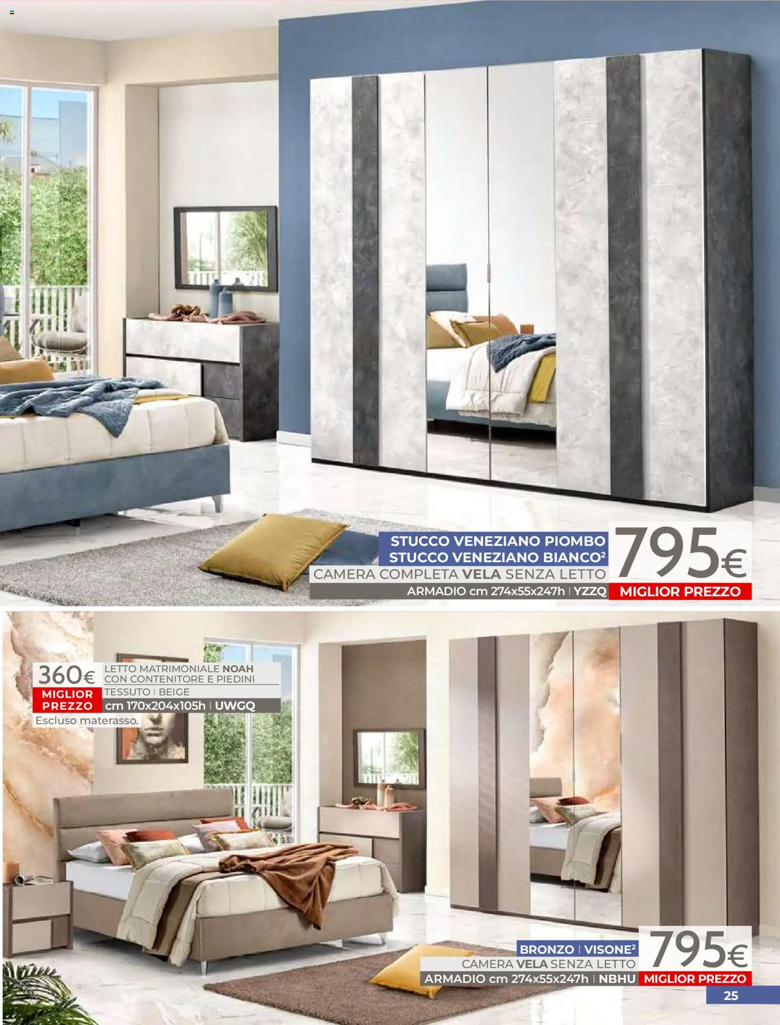 Volantino Mondo Convenienza del 01.04.2026 | Pagina: 27 | Prodotti: Letto matrimoniale, Contenitore, Letto, Armadio