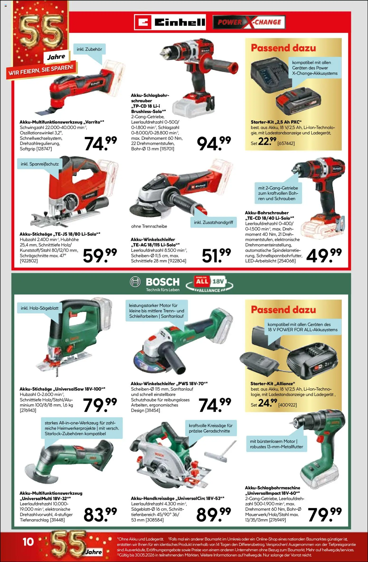 Hellweg Prospekt – gültig ab 26.05.2026 | Seite: 14 | Produkte: Bosch, Ladegerät