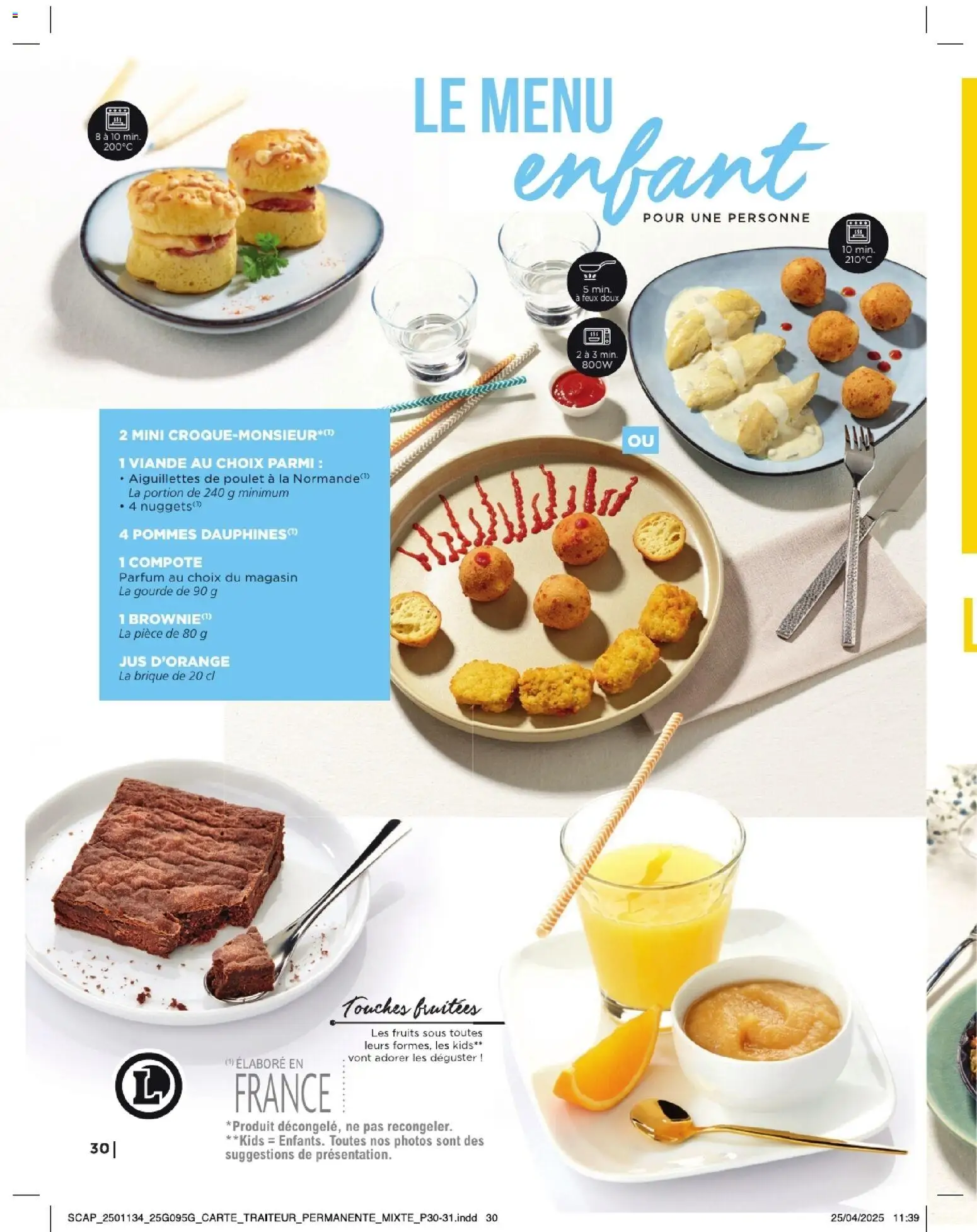 {H1} | Page: 30 | Produits: Orange, Gourde, Viande, Pommes