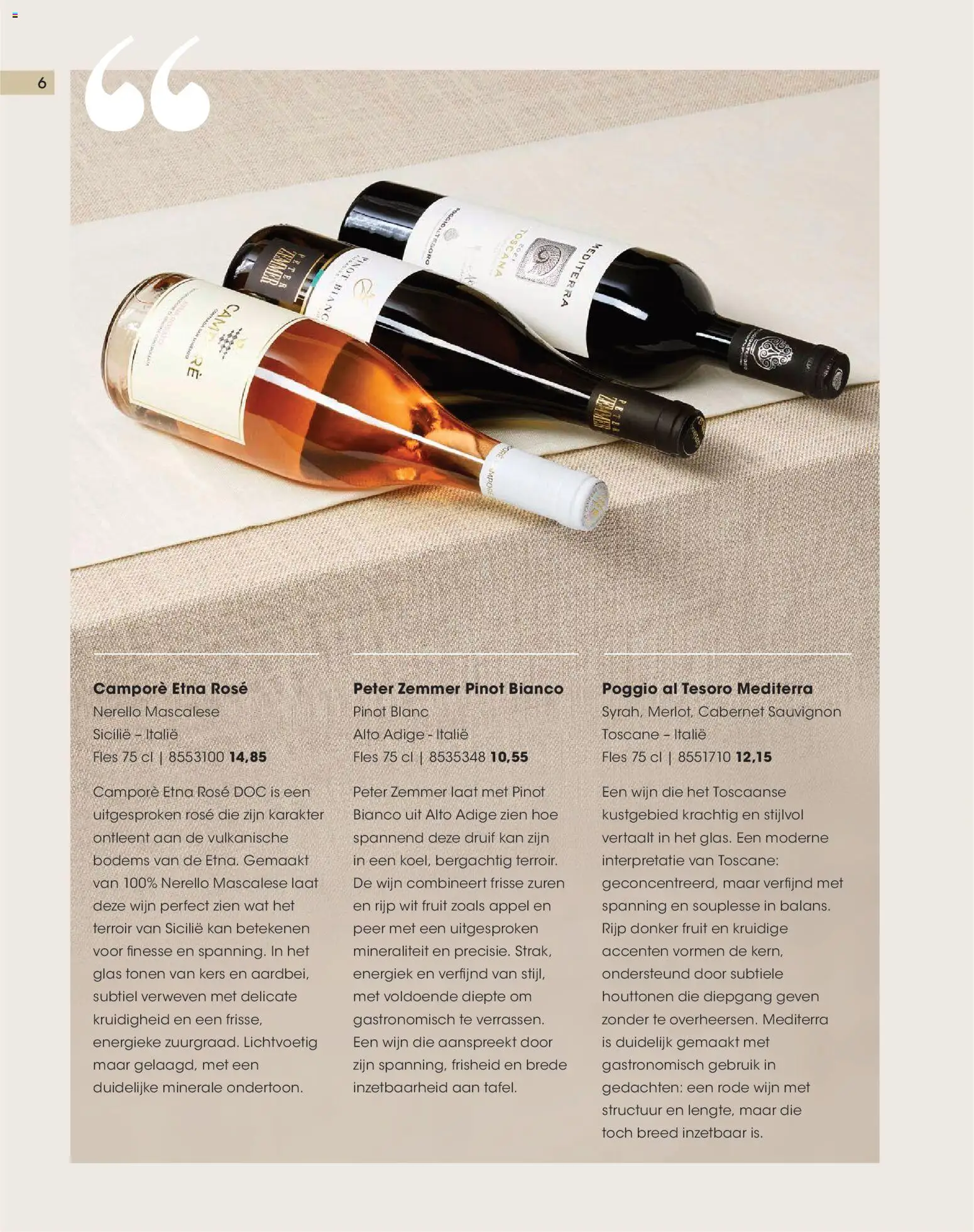 {H1} | Pagina: 6 | Producten: Druif, Wijn, Fles, Appel