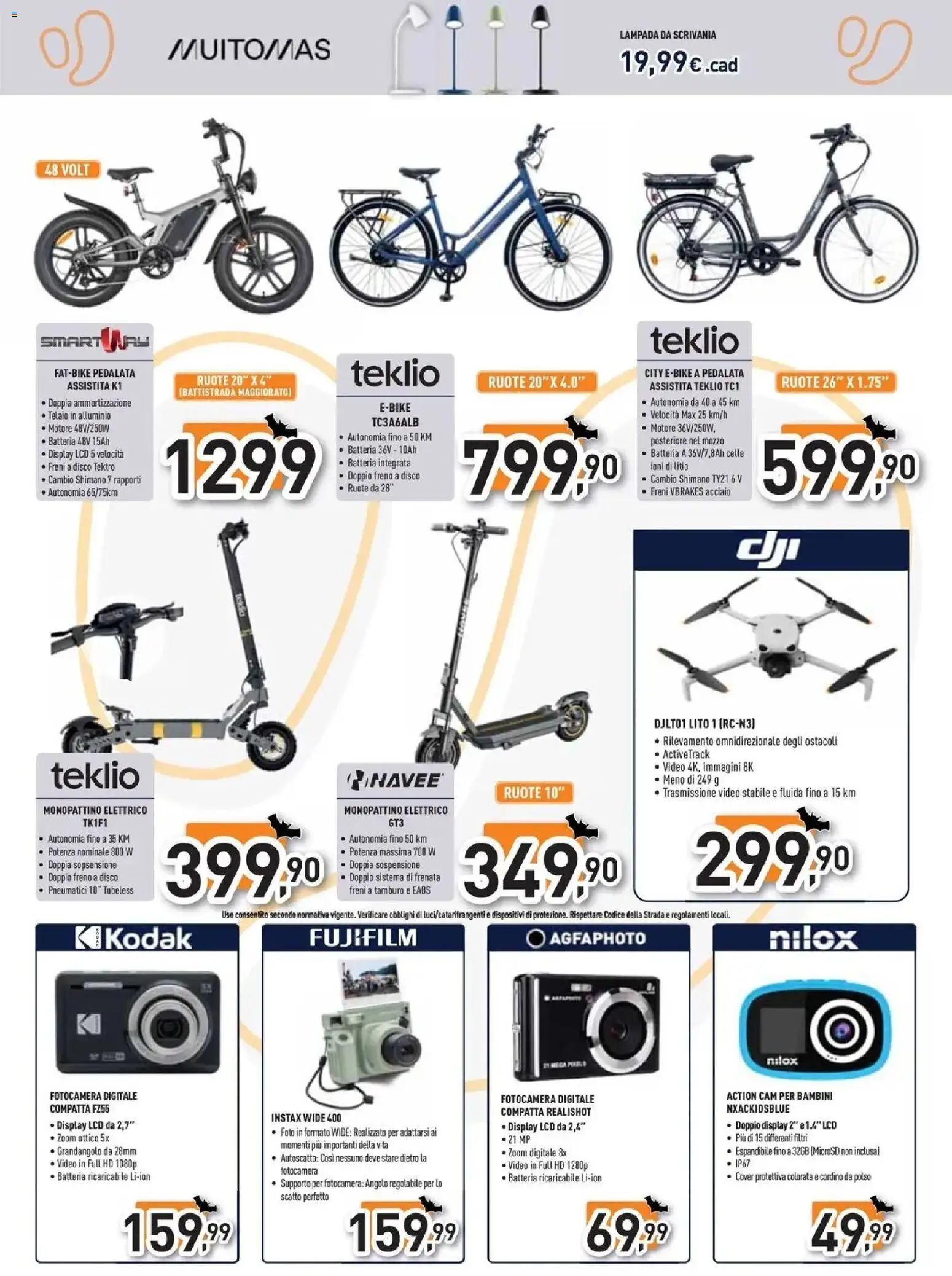 Nuovo Unieuro - Halloween da Unieuro! dal 30/10/2026 > offerte anteprima 🛍️ | Pagina: 29 | Prodotti: Action cam, Video, Scrivania, Batteria